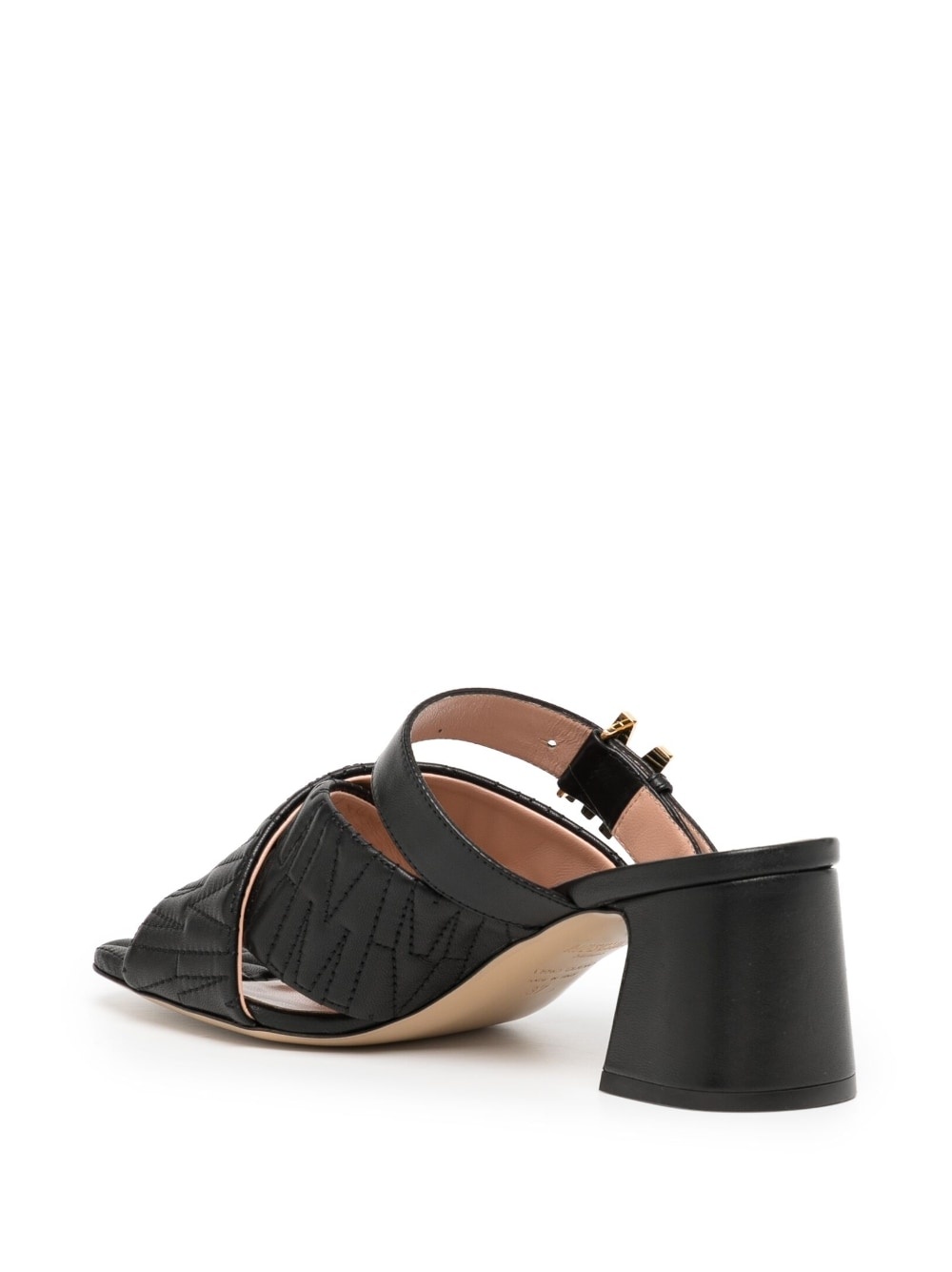 60mm leather mules - 3