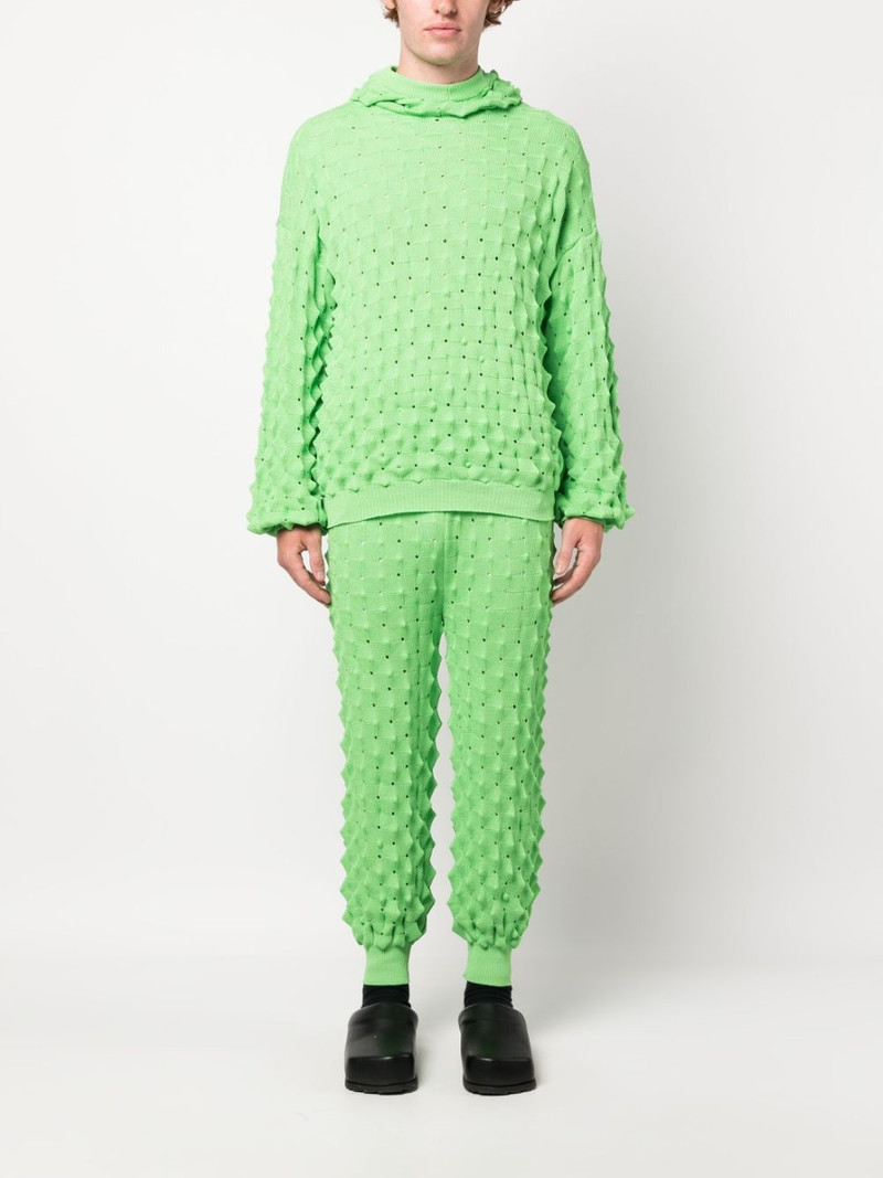 HENRIK VIBSKOV ribbed waist spike-knit paint outlook