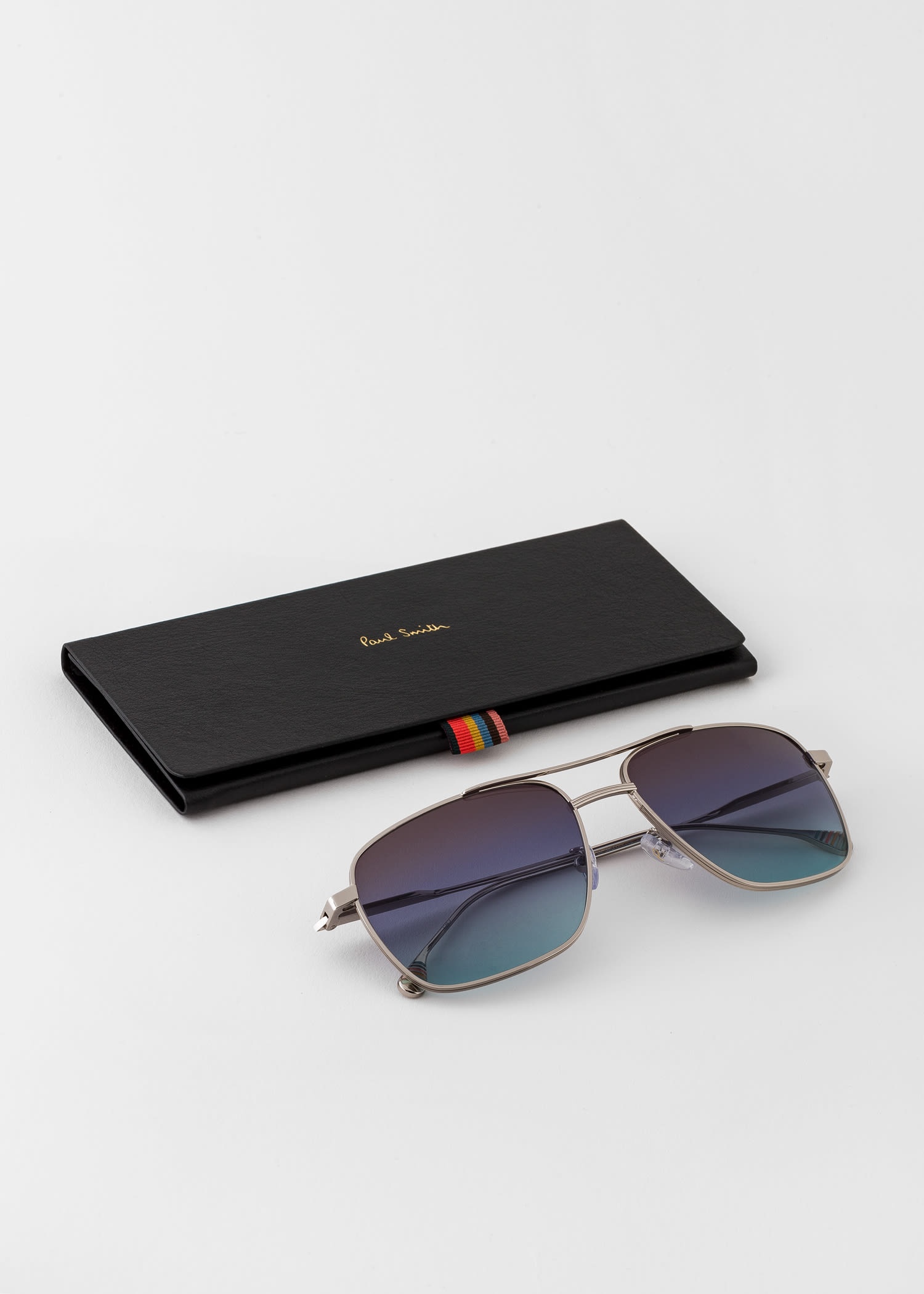 Shiny Silver 'Foster' Sunglasses - 3