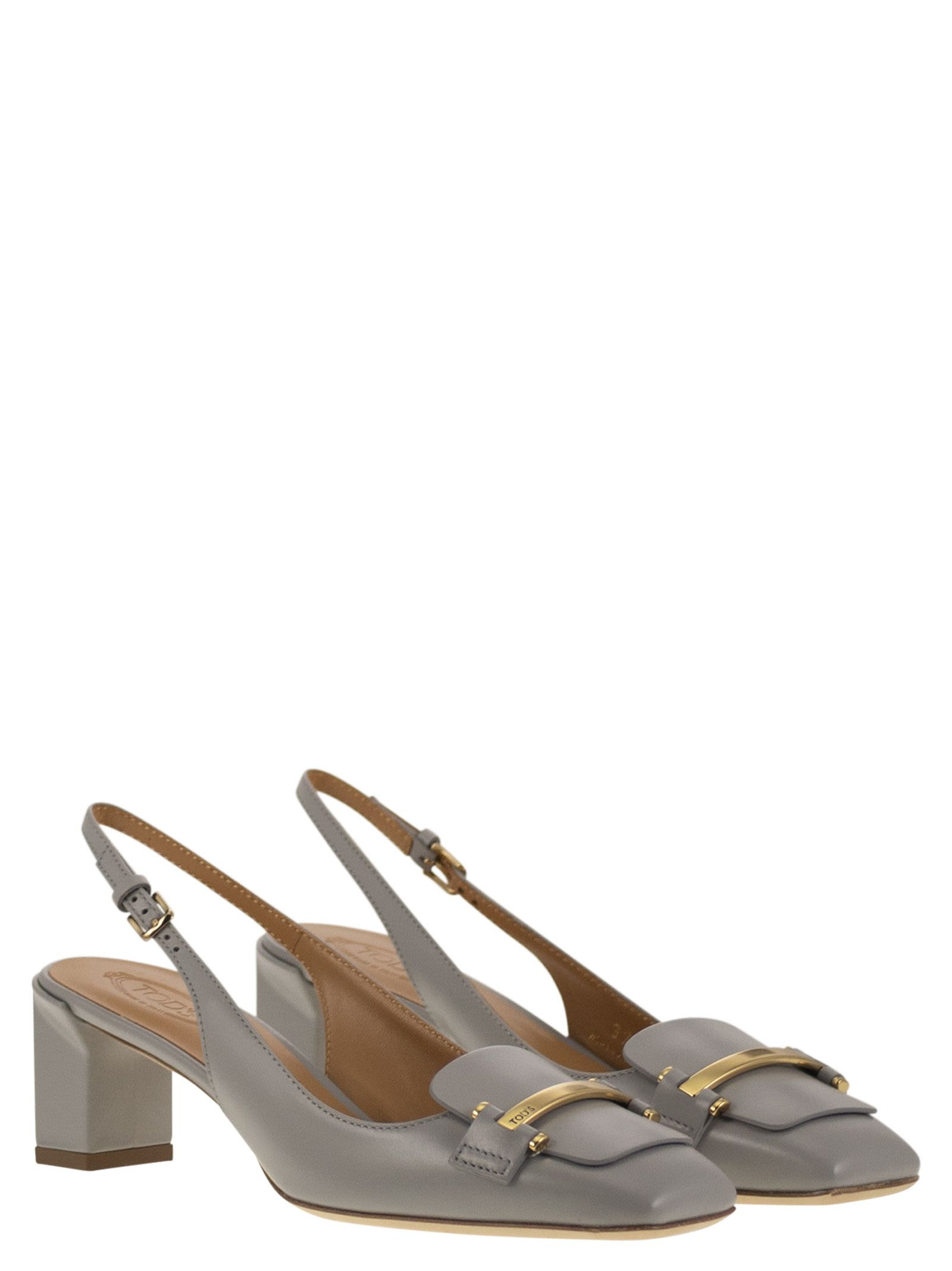 Tod's Women Slingback Leather Décolleté - 4