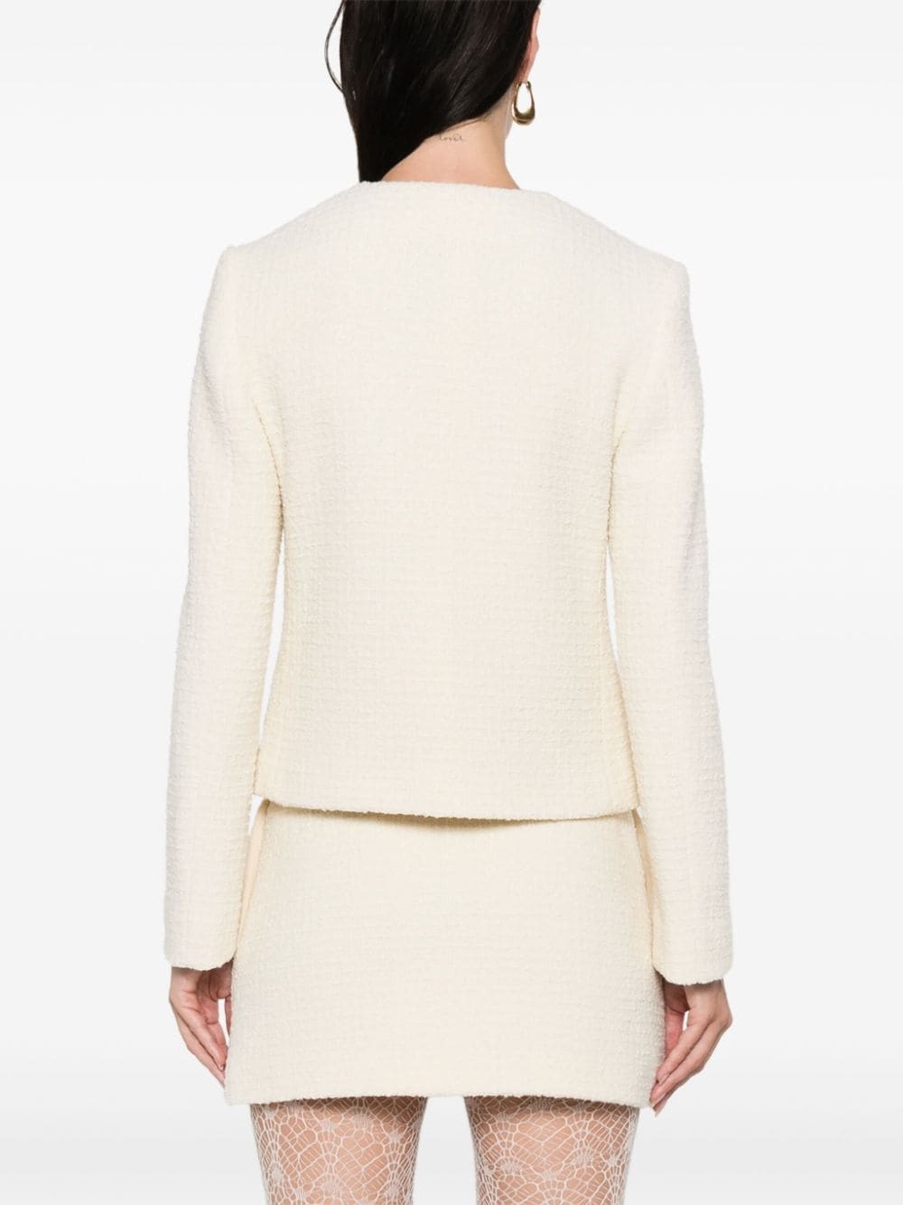 Damier Bouclé jacket - 4