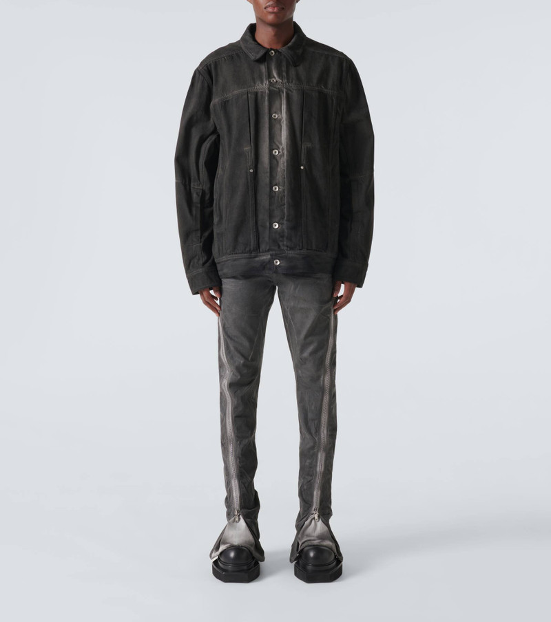 Rick Owens DRKSHDW Paneled tapered jeans outlook