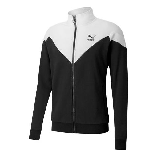 Puma Iconic Mcs Coats Track Jacket 'Black White' 597674-01 - 1