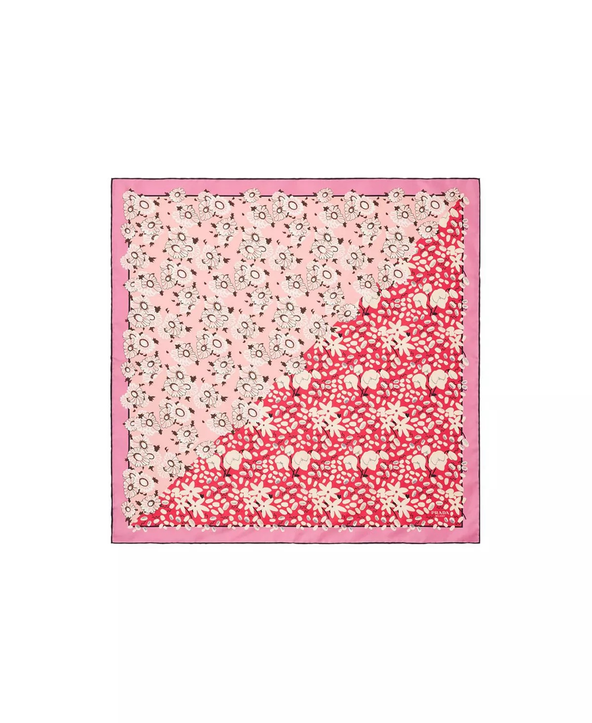 Printed Silk Twill Scarf - 2