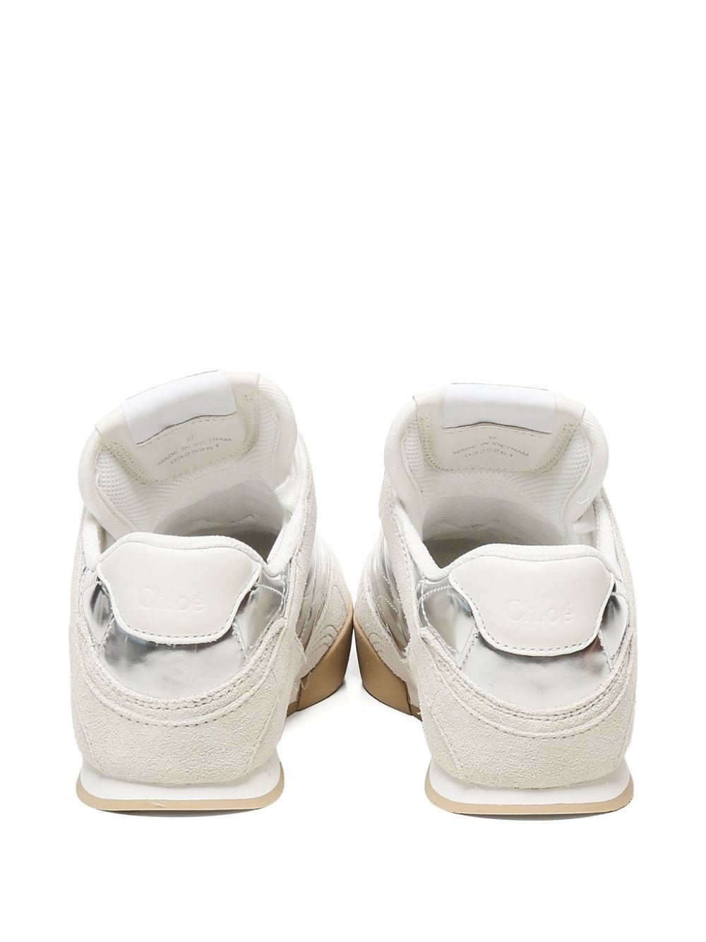 Kick metallic-panelled sneakers - 3