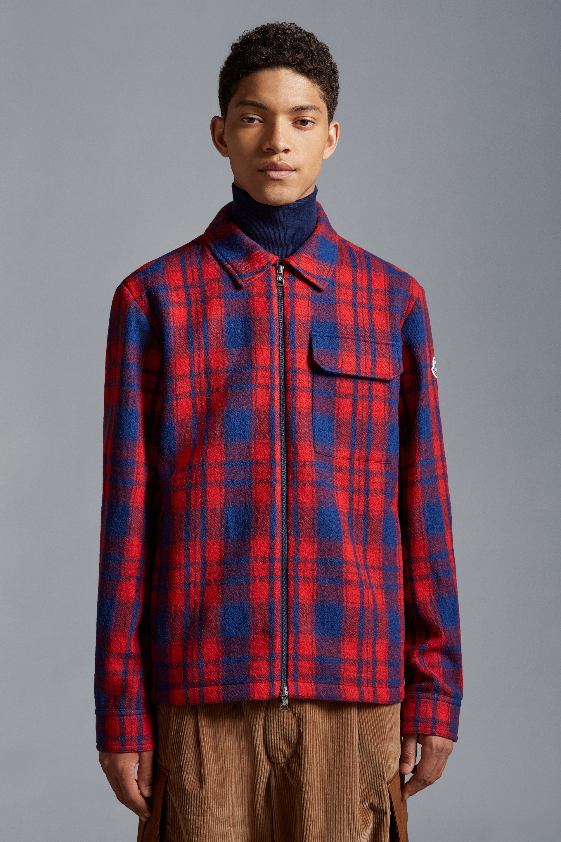 Plaid Wool Shirt - 3