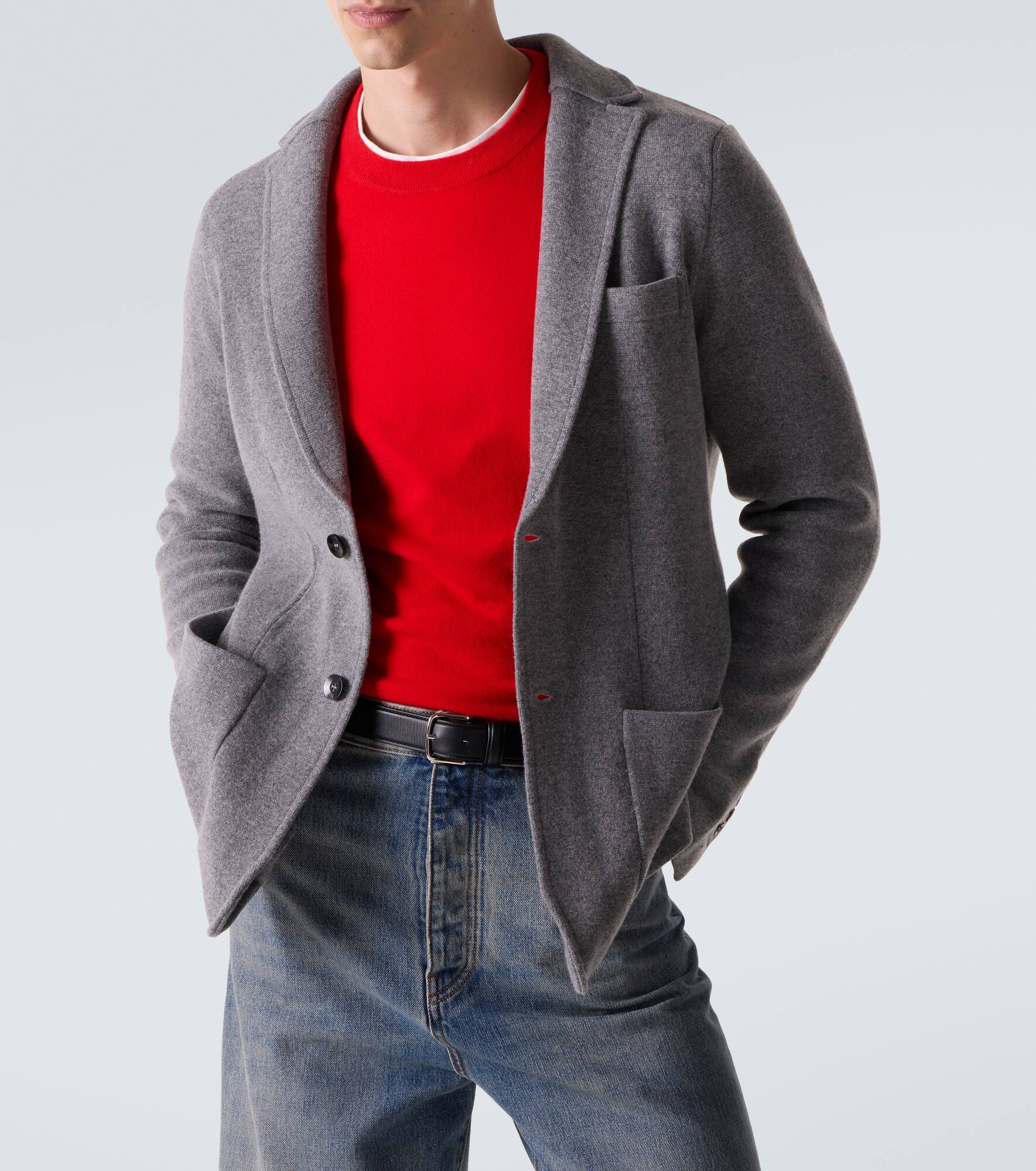 Mr Poole wool and cashmere blazer - 5