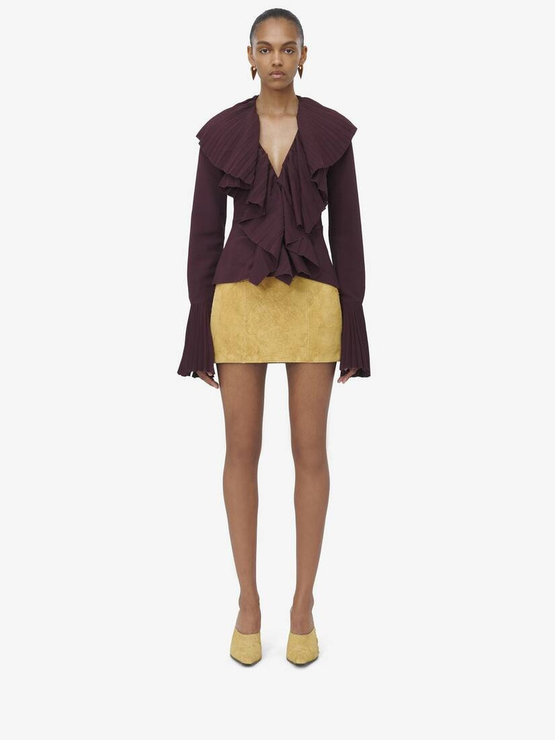 Alexander McQueen Plissé Blouse outlook