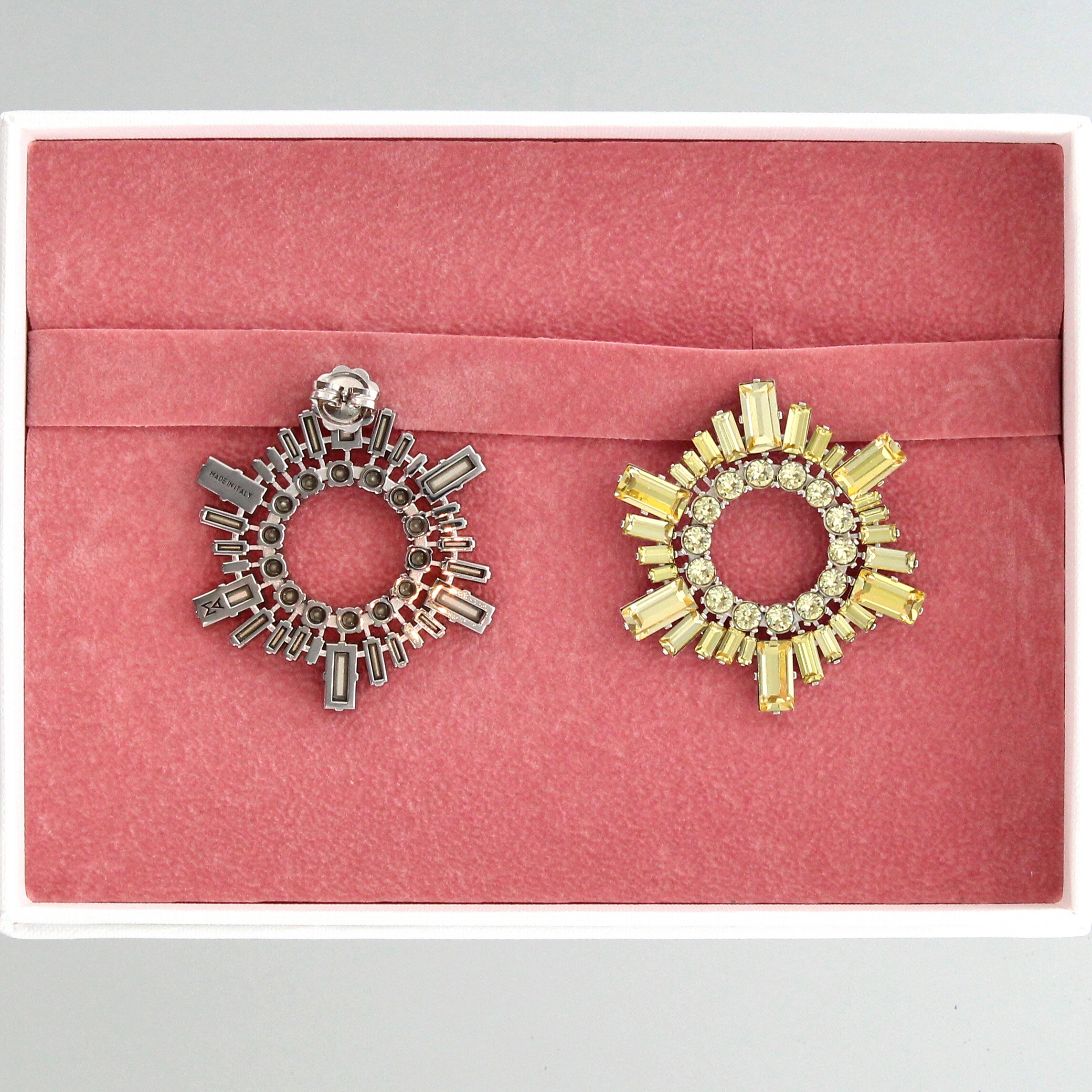 Amina Muaddi – Mini Begum Earrings Jonquil - 3