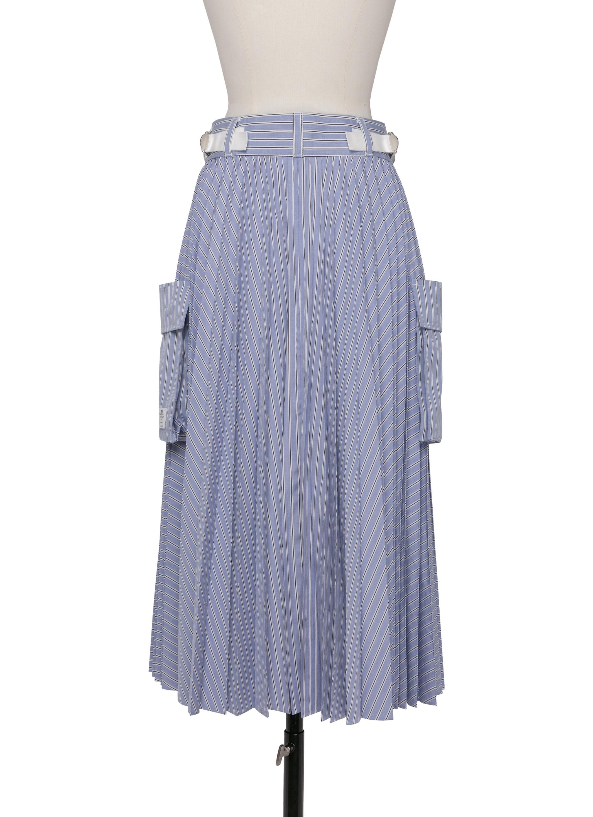 Thomas Mason Cotton Poplin Skirt - 3