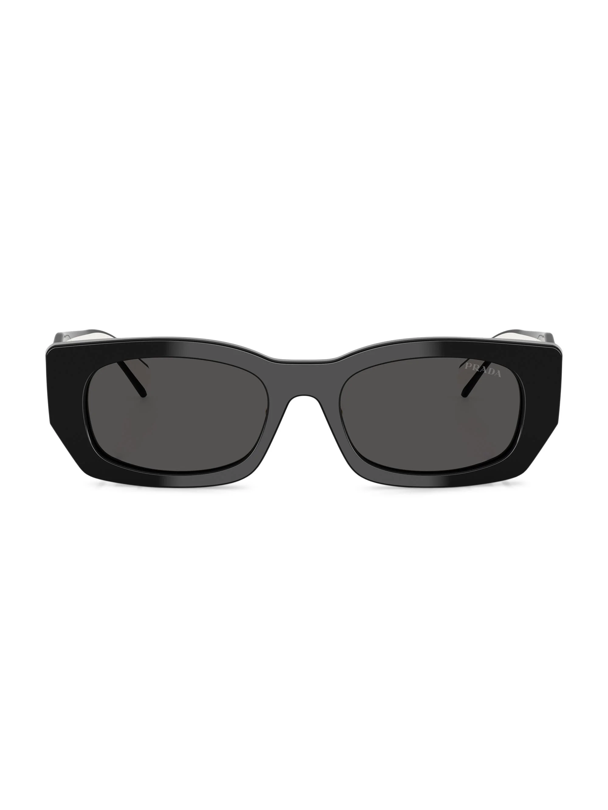 Women's 53MM Pillow Sunglasses - Black - 1