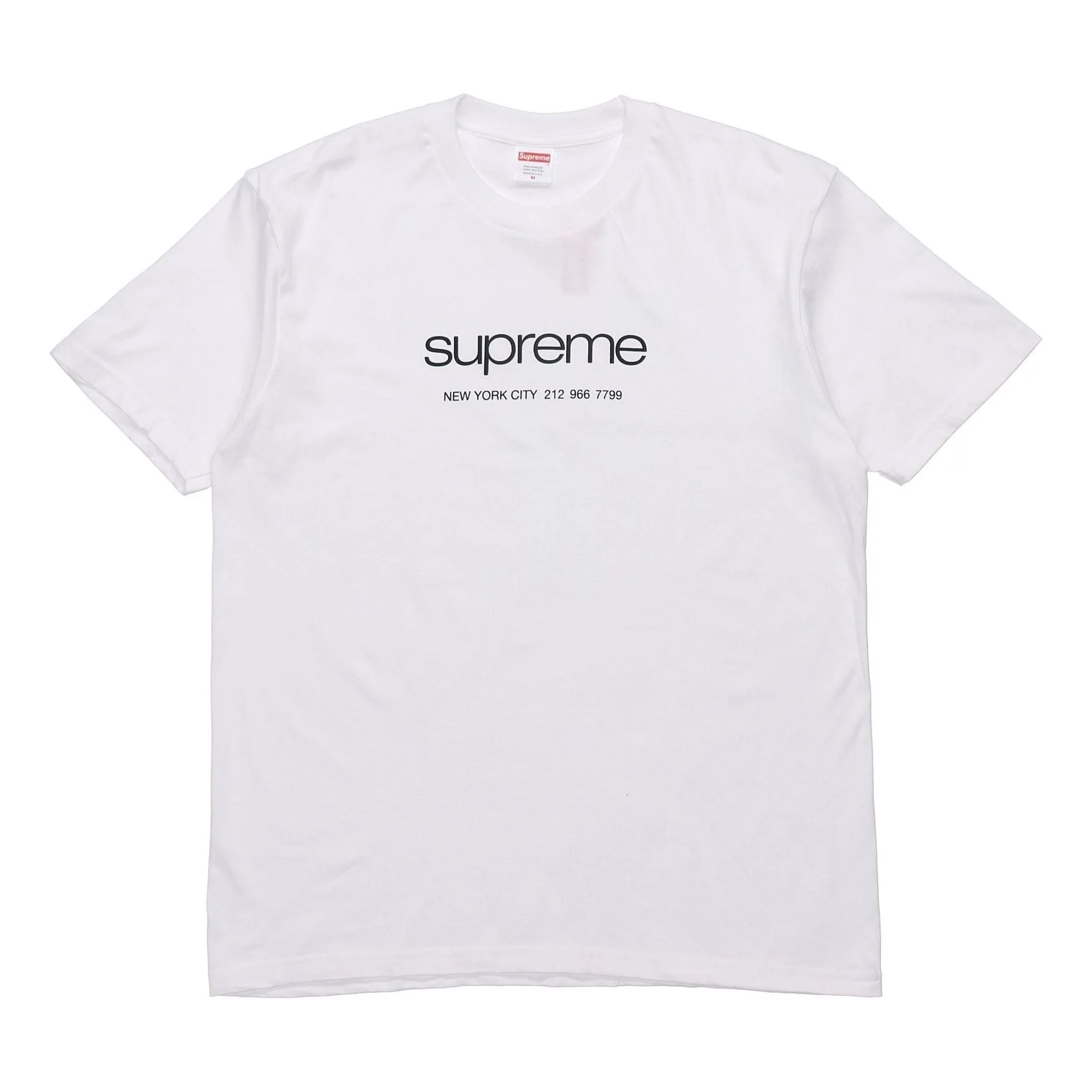 Supreme SS20 Classic Logo Short Sleeve Unisex White SUP-SS20-265 - 1