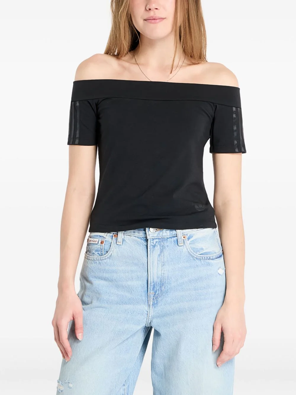 Adicolor off-shoulder T-shirt - 1