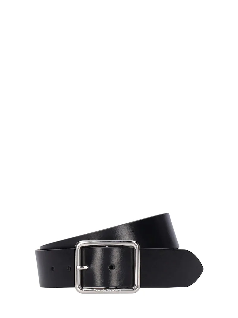 4CM LEATHER BELT - 1