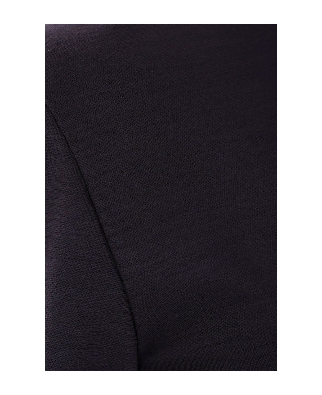 Zip Detailed Crewneck T-shirt - 3