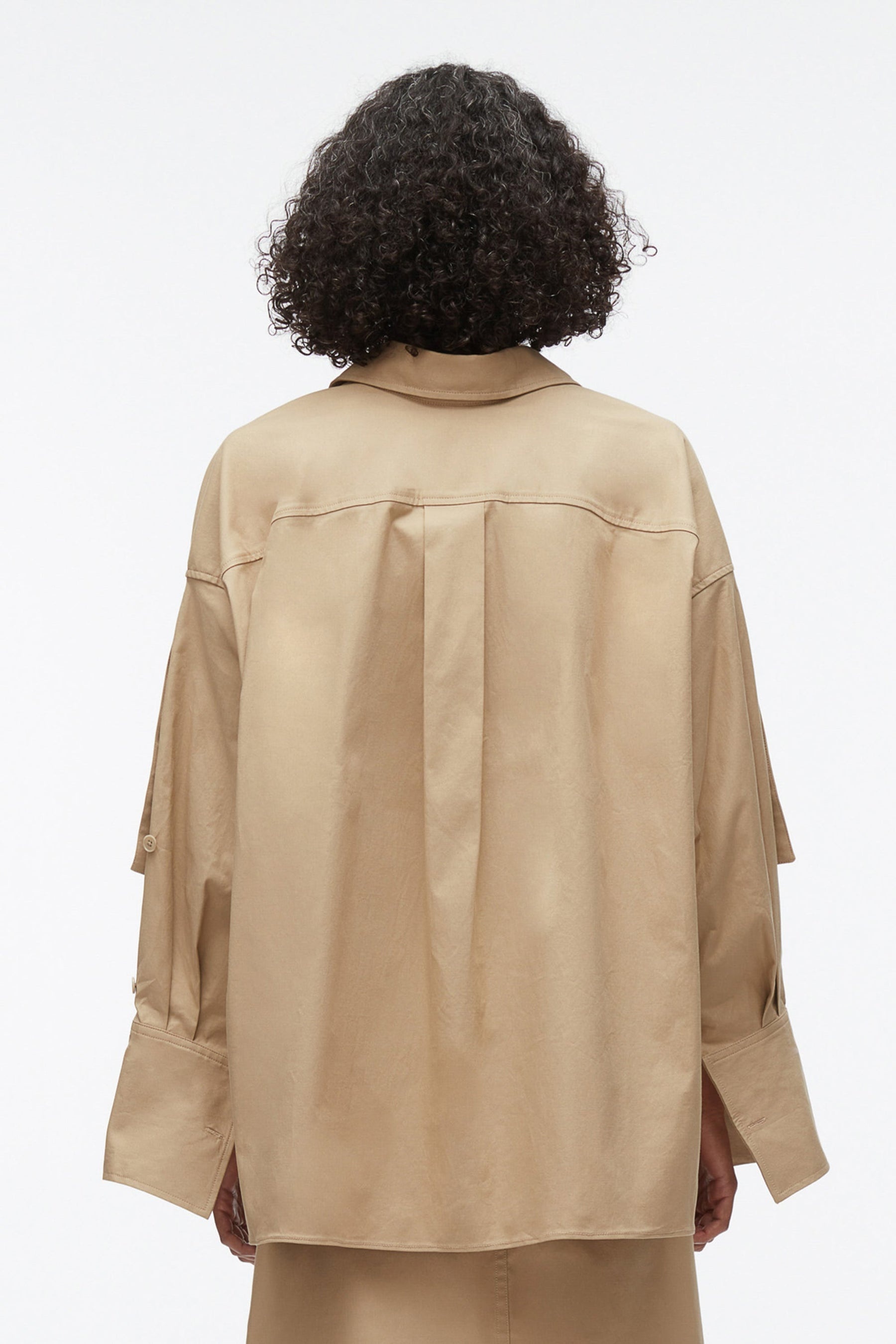 Drop Back Shirt with Convertible Sleeves - 5