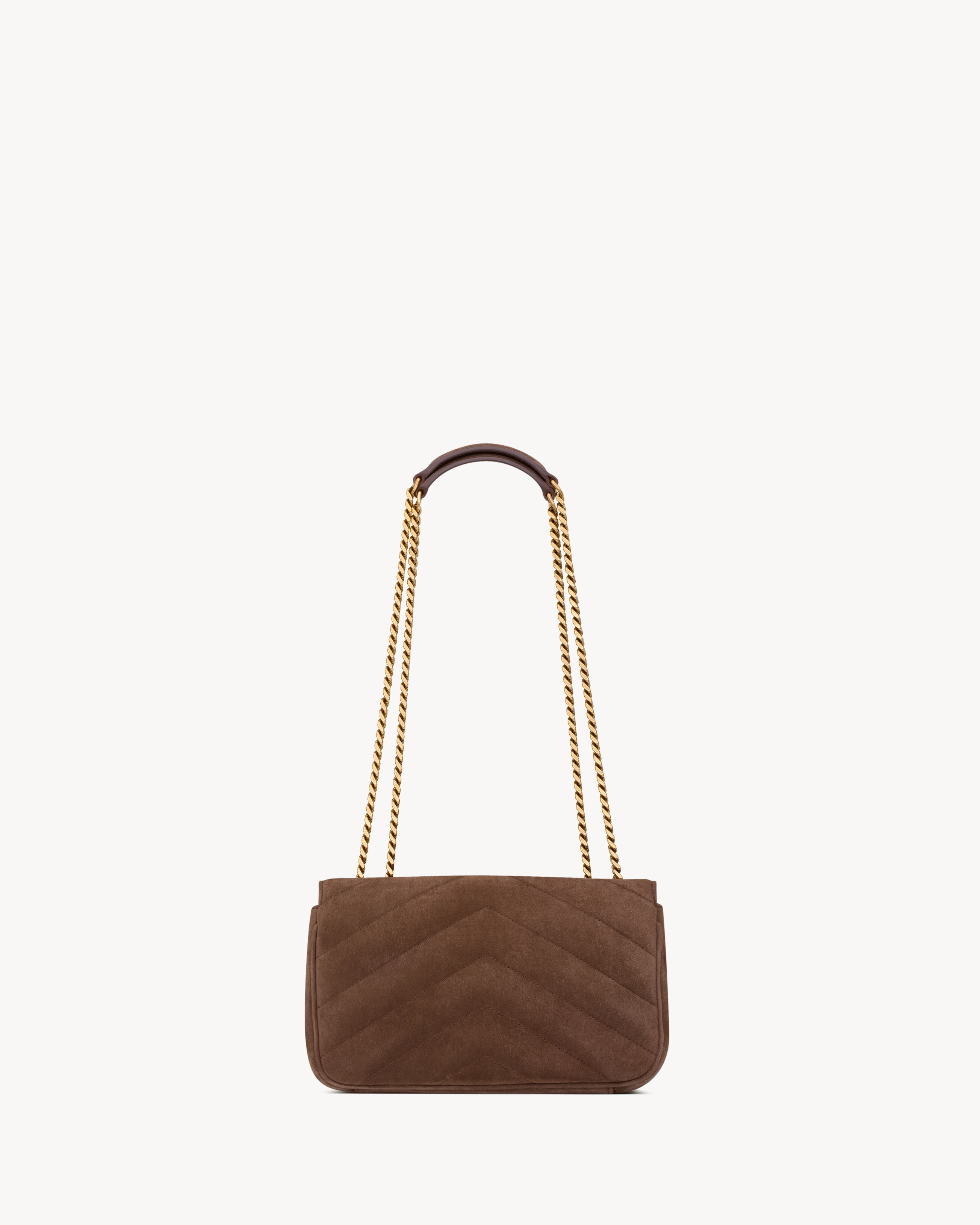 LOULOU SMALL IN MATELASSÉ SUEDE - 2