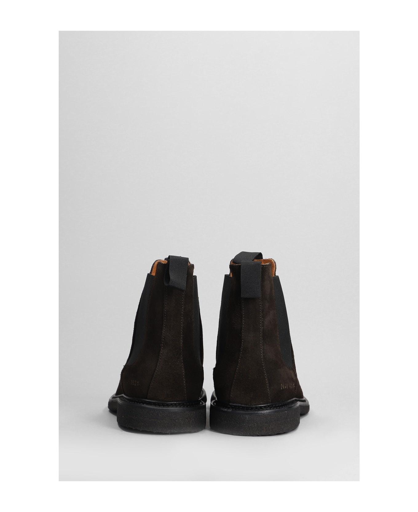 Ankle Boots In Brown Suede - 4