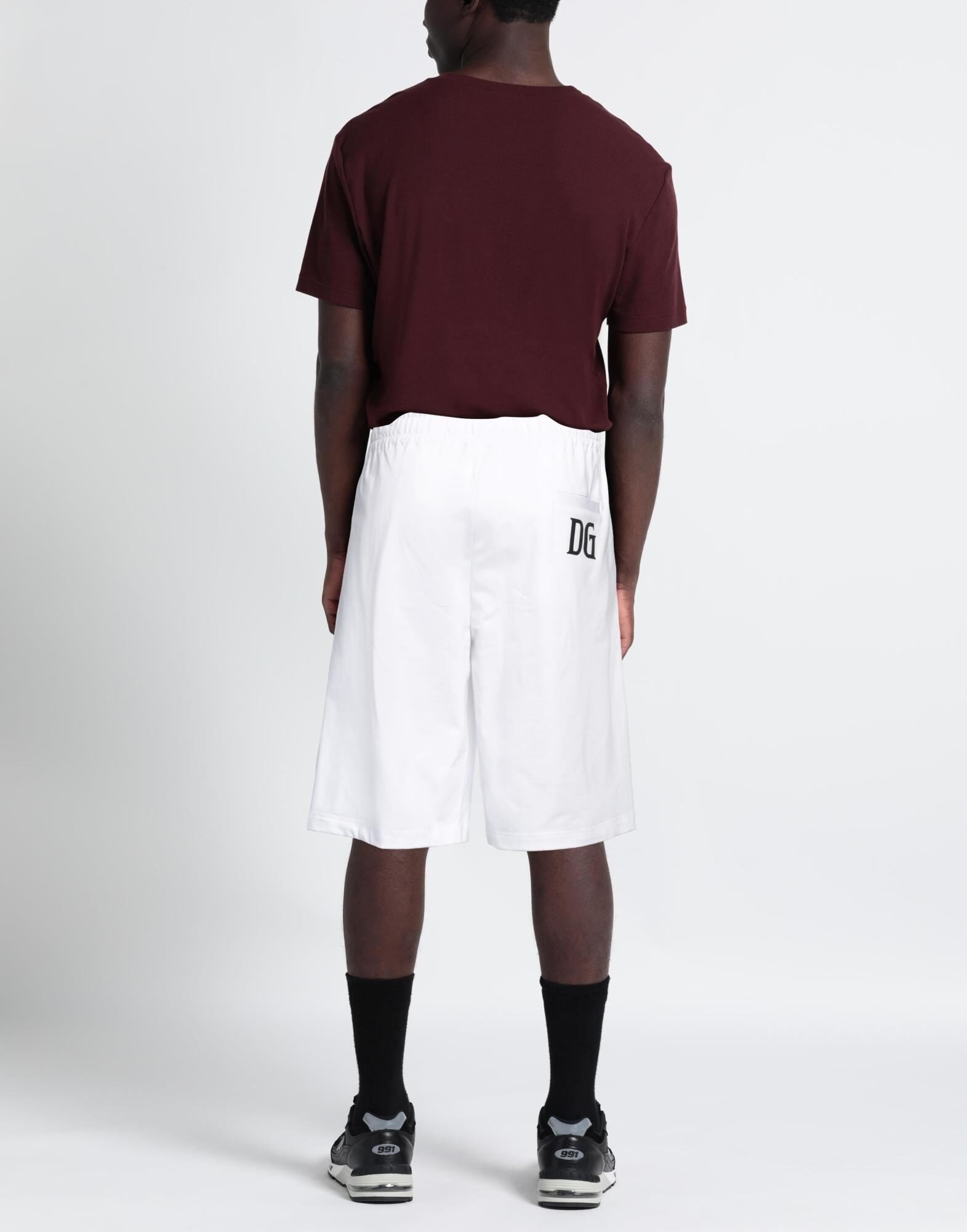 White Men's Shorts & Bermuda - 3