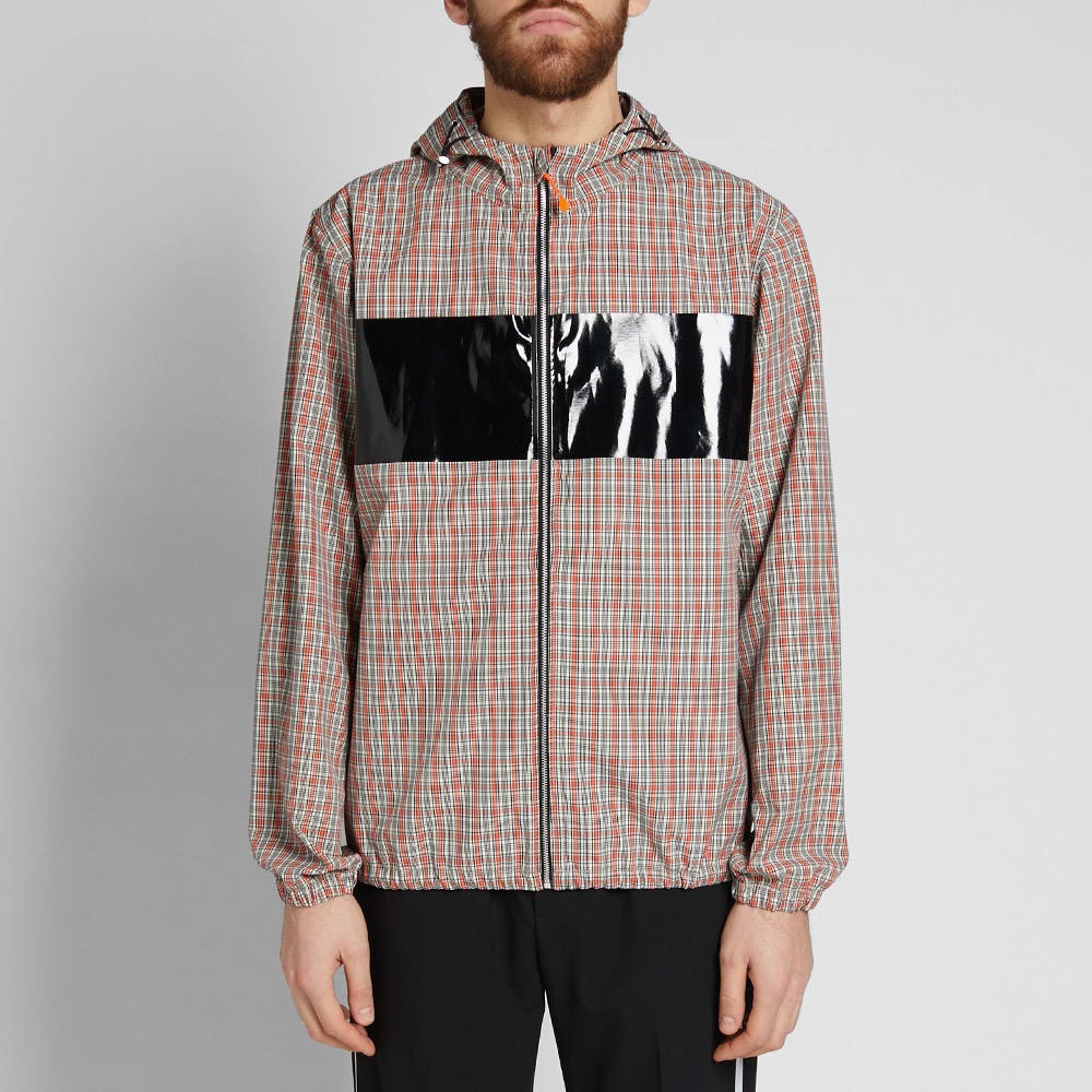 Helmut Lang Logo Checked Windbreaker Jacket - 6