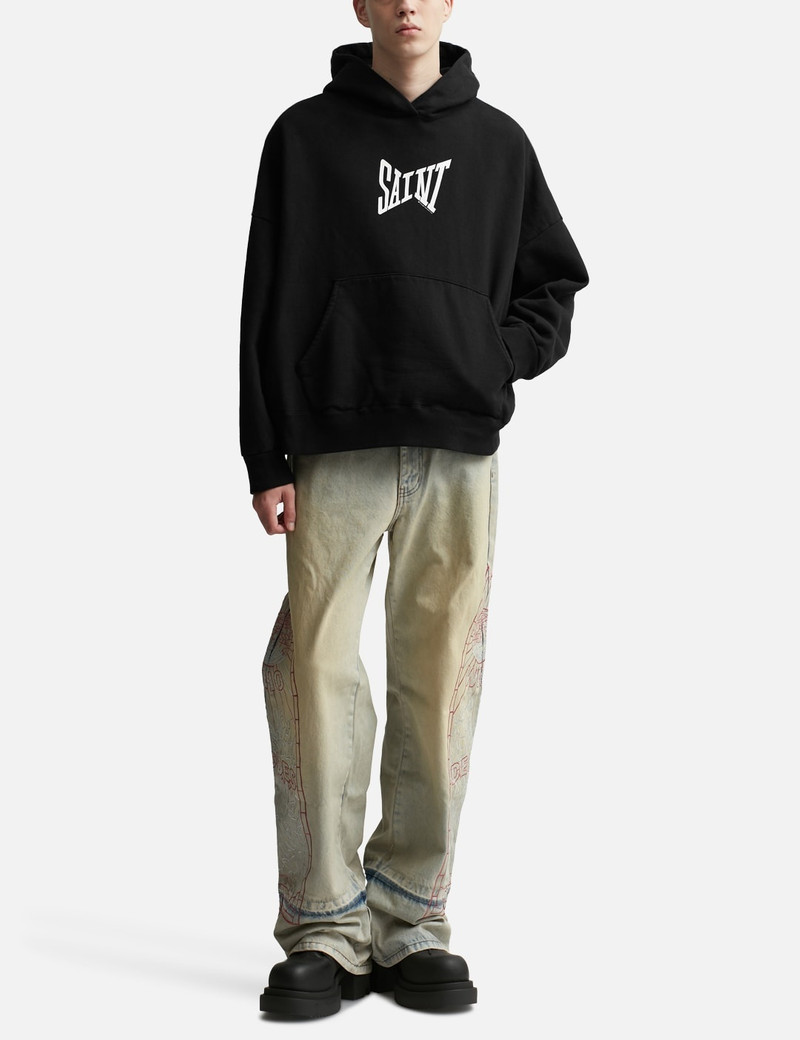 SAINT M×××××× RIBON SAINT HOODIE outlook