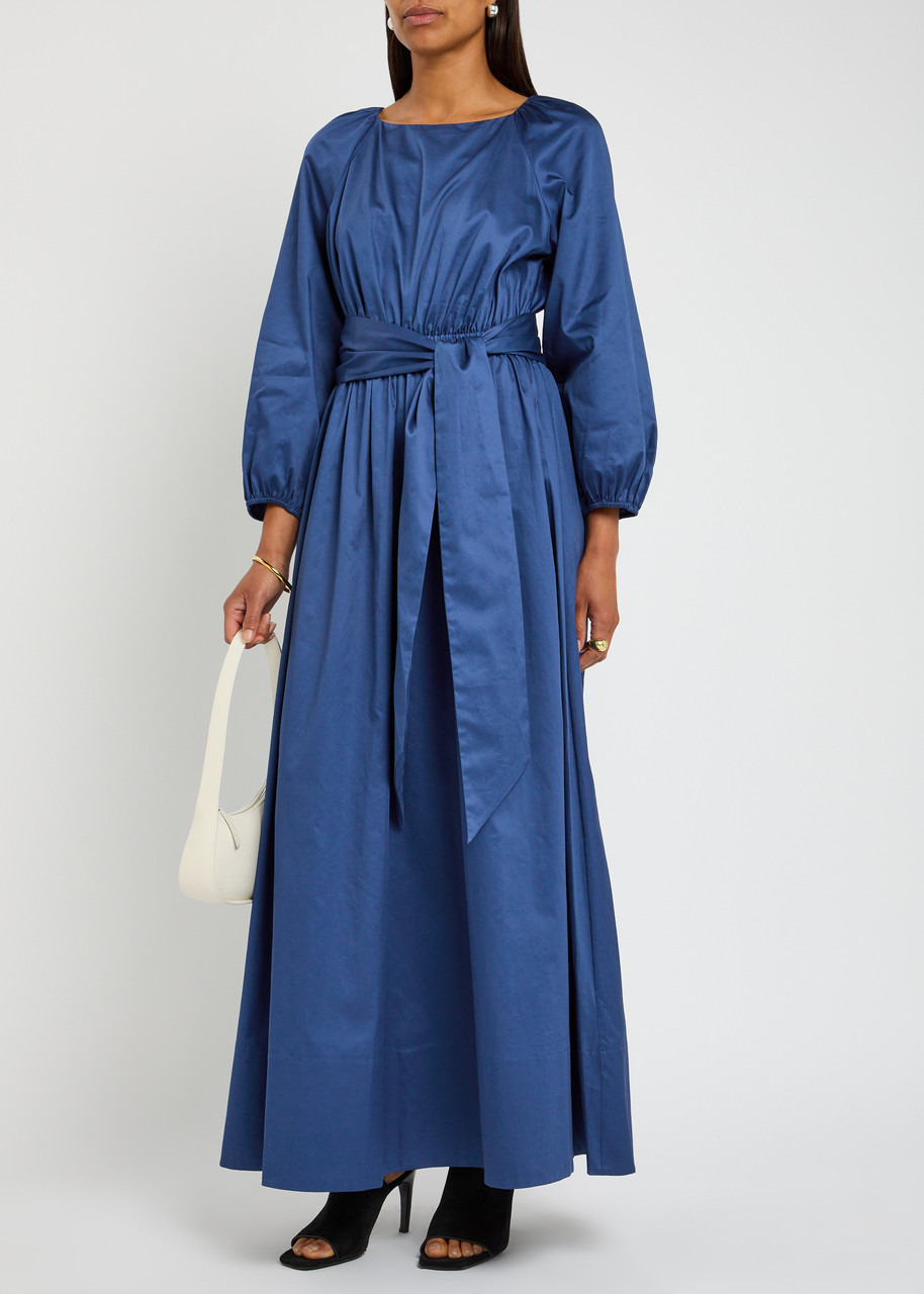 Joseph Bellan Gathered Cotton-sateen Maxi Dress - 4