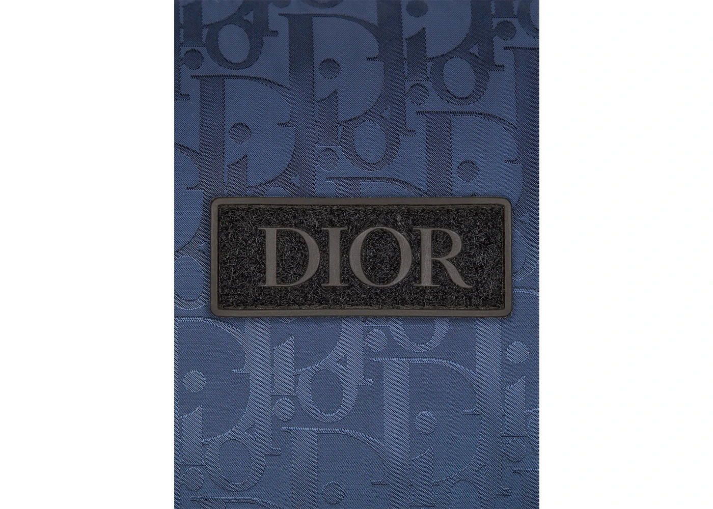 Dior Oblique Down Jacket Navy Blue Technical Jacquard - 3