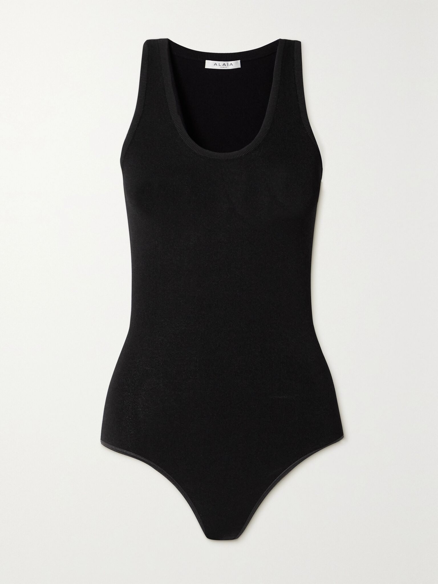 Editions stretch-knit bodysuit Black - 1