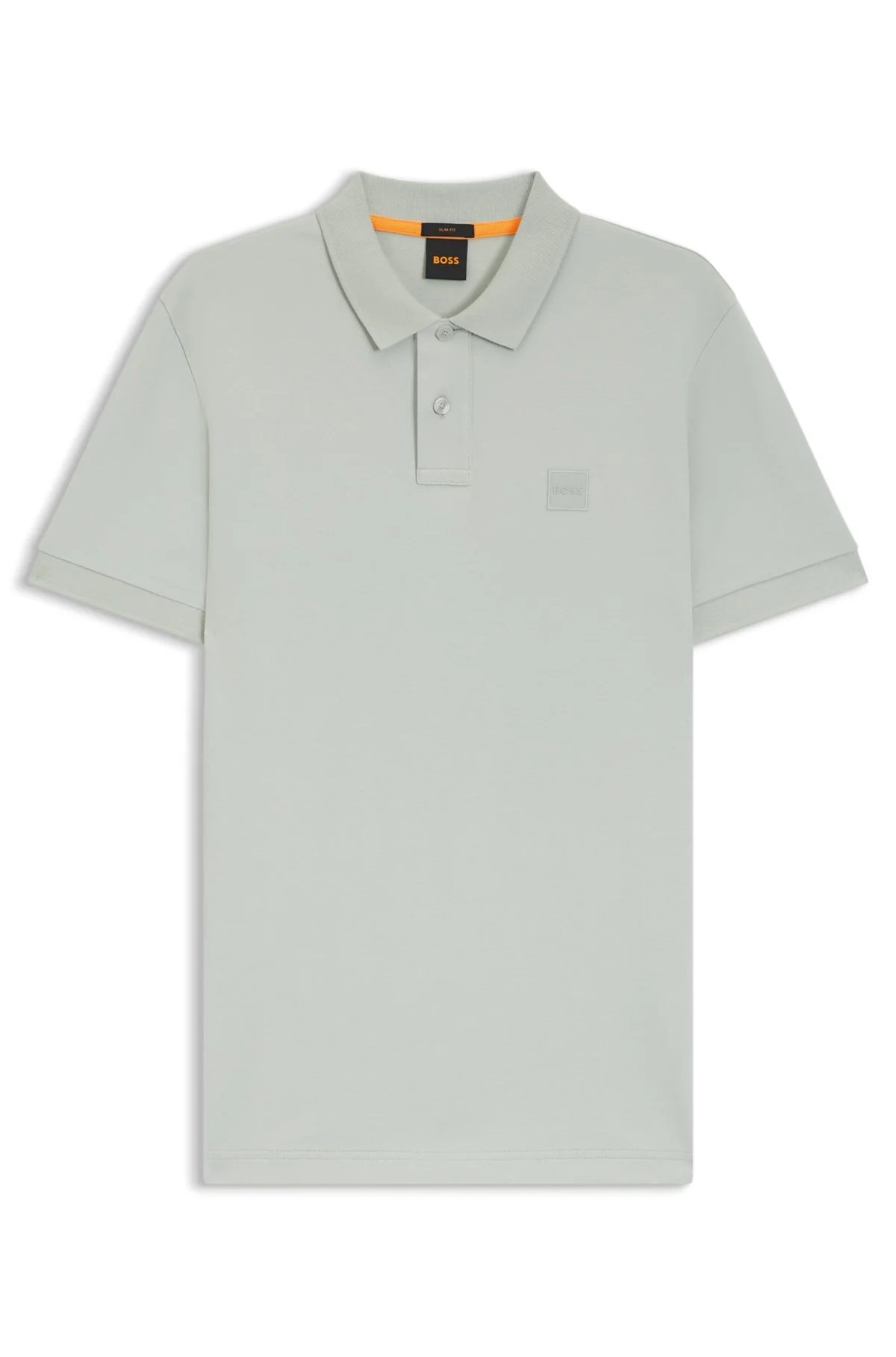 STRETCH-COTTON SLIM-FIT POLO SHIRT WITH LOGO PATCH - 1