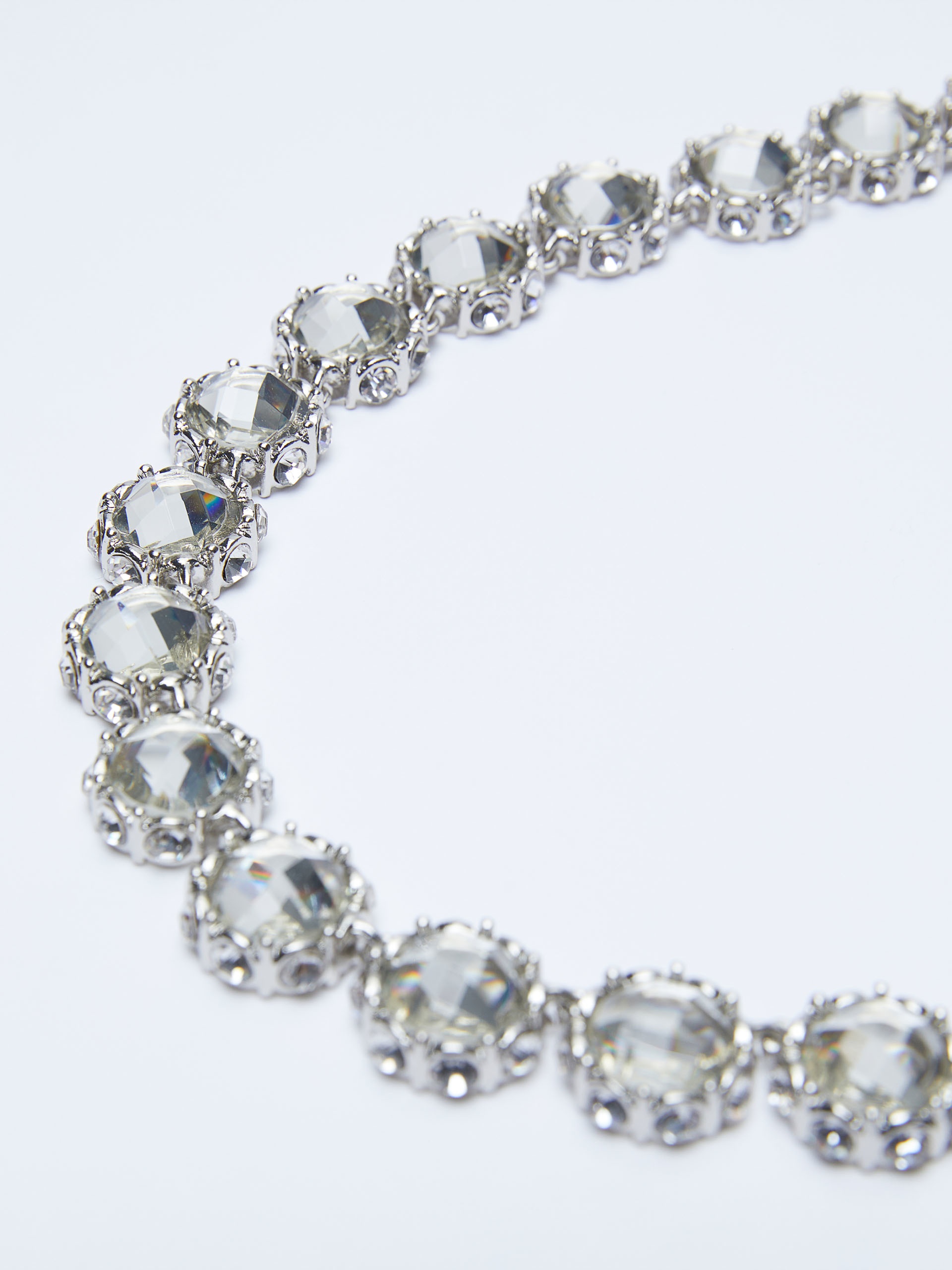 BRUNNER Metal and glass necklace - 3