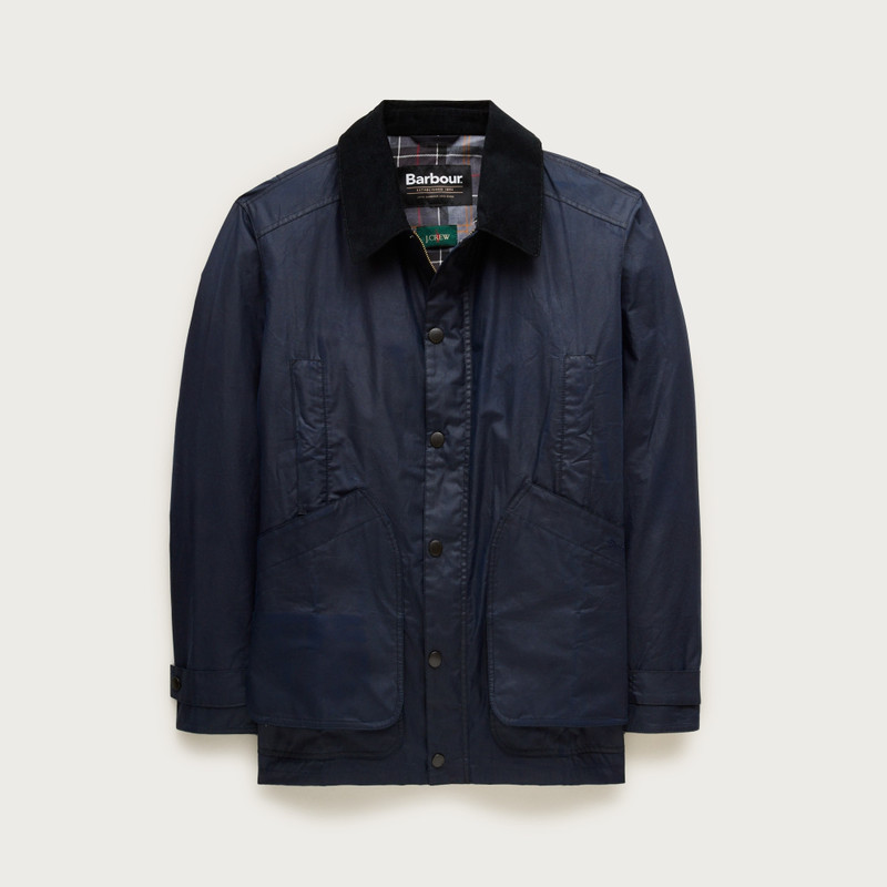 Barbour® X J.Crew Barn Jacket™ in waxed cotton 1