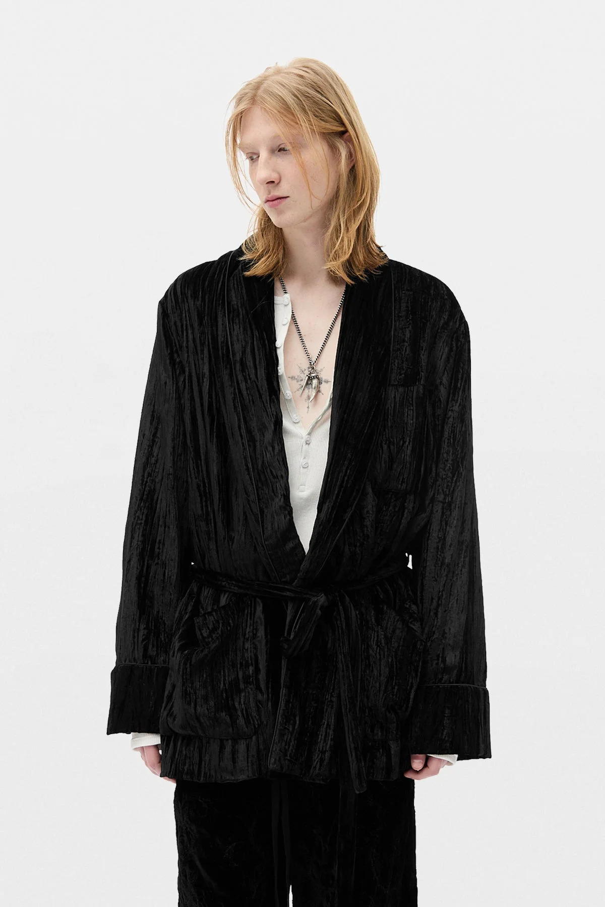 Kamil Fluid Belted Jacket - 1