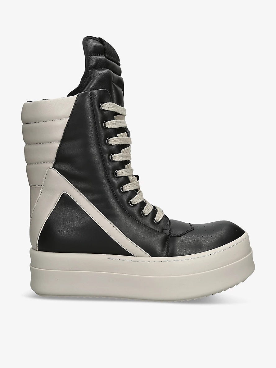 Mega Geobasket leather high-top trainers - 1