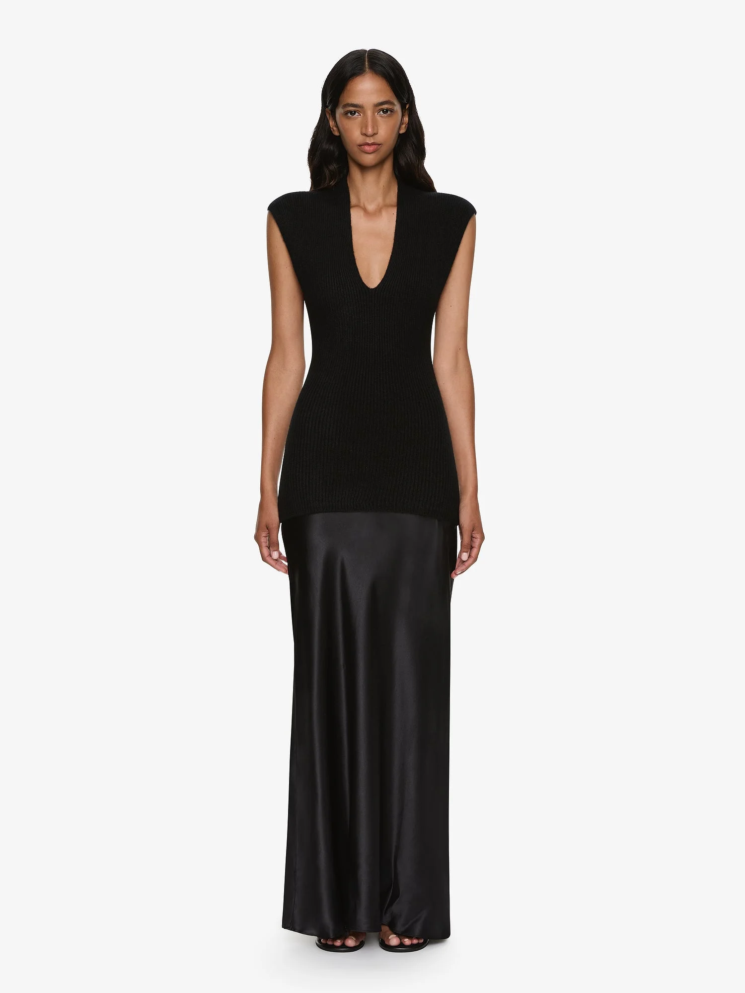 Moulded Scarf Monument Dress - 1