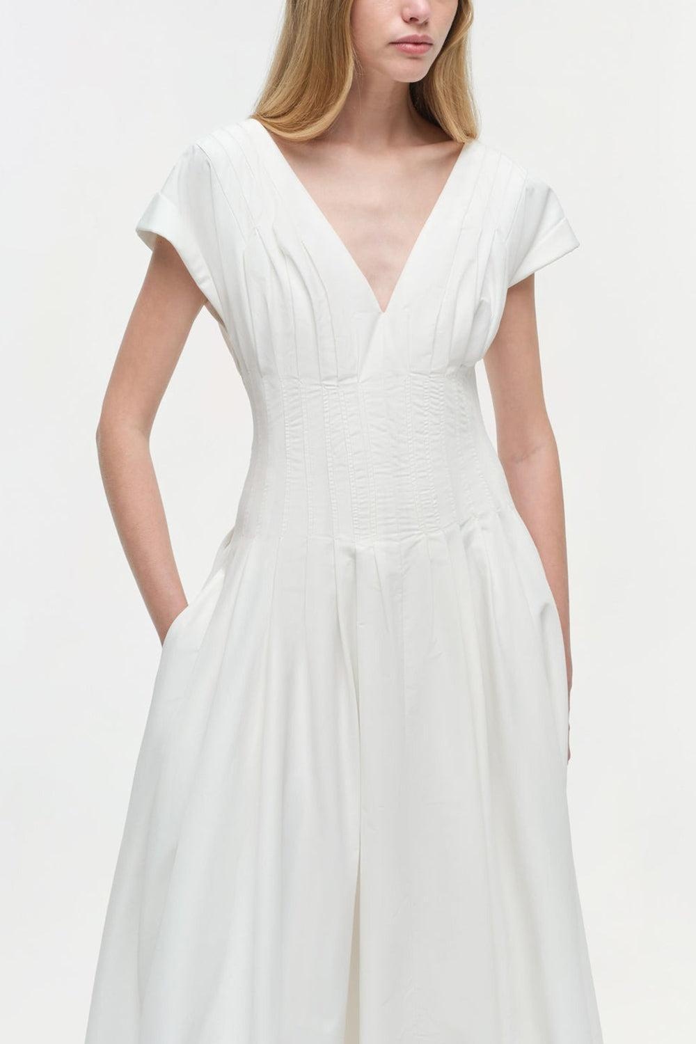 Nina Dress - White - 3
