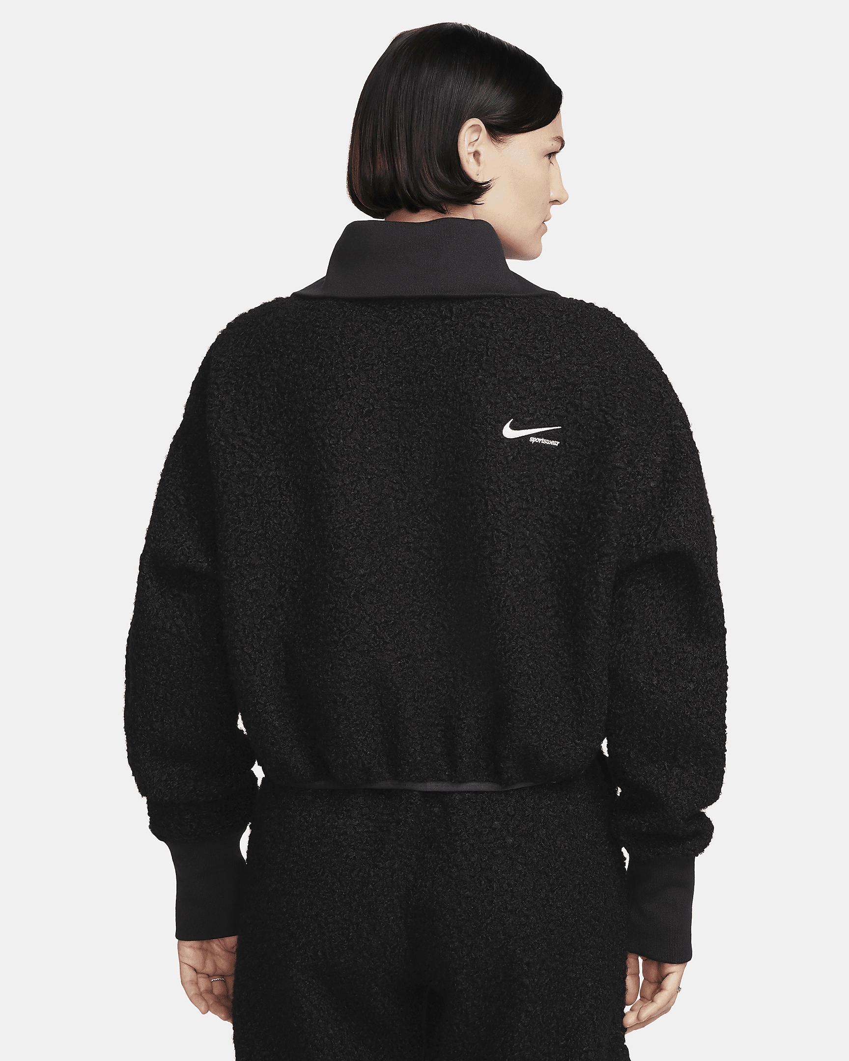 Women's Nike Sportswear Collection High-Pile Fleece 1/2-Zip Top - 2