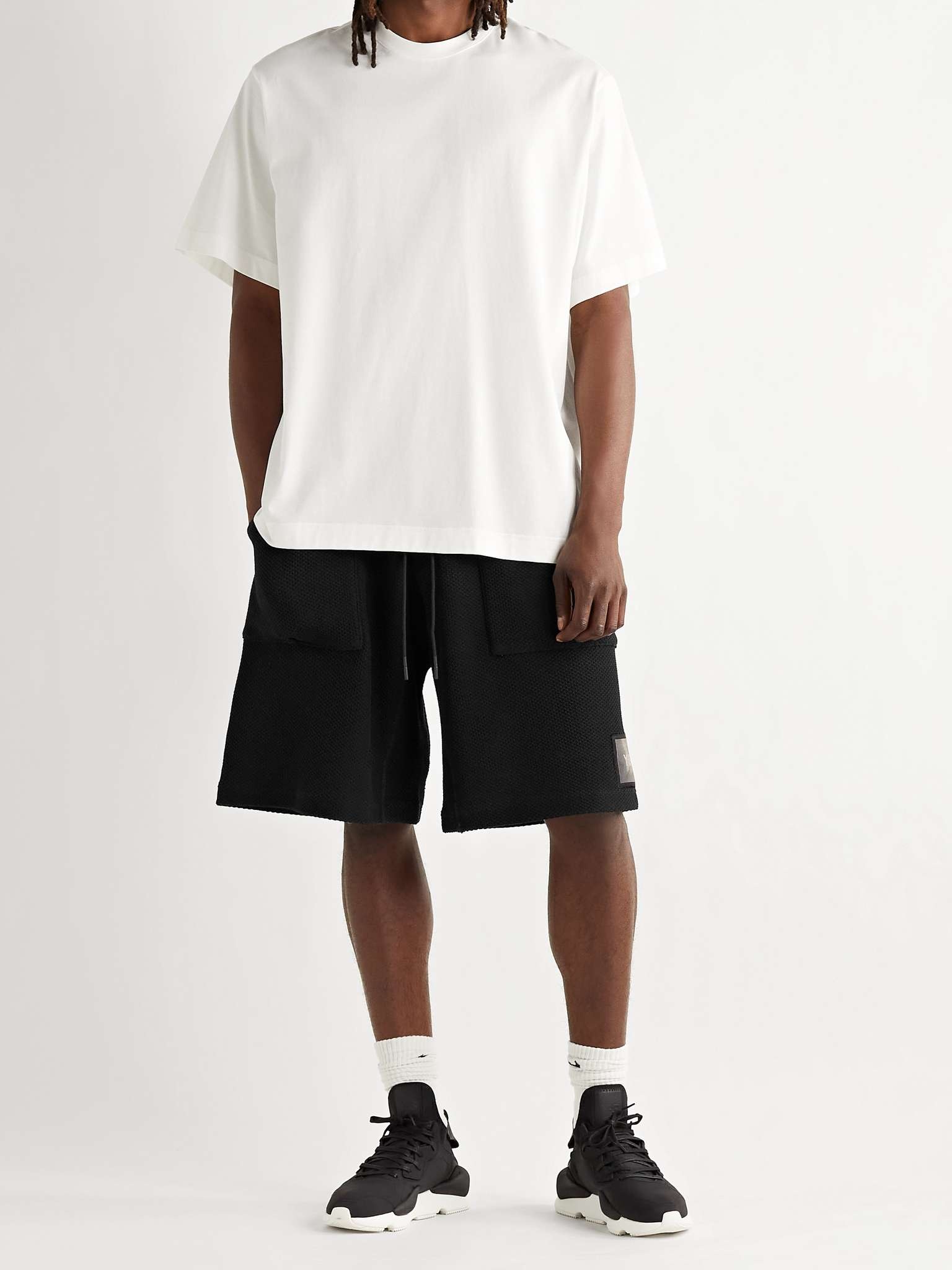 Shade Logo-Appliquéd Stretch-Mesh Drawstring Shorts - 2