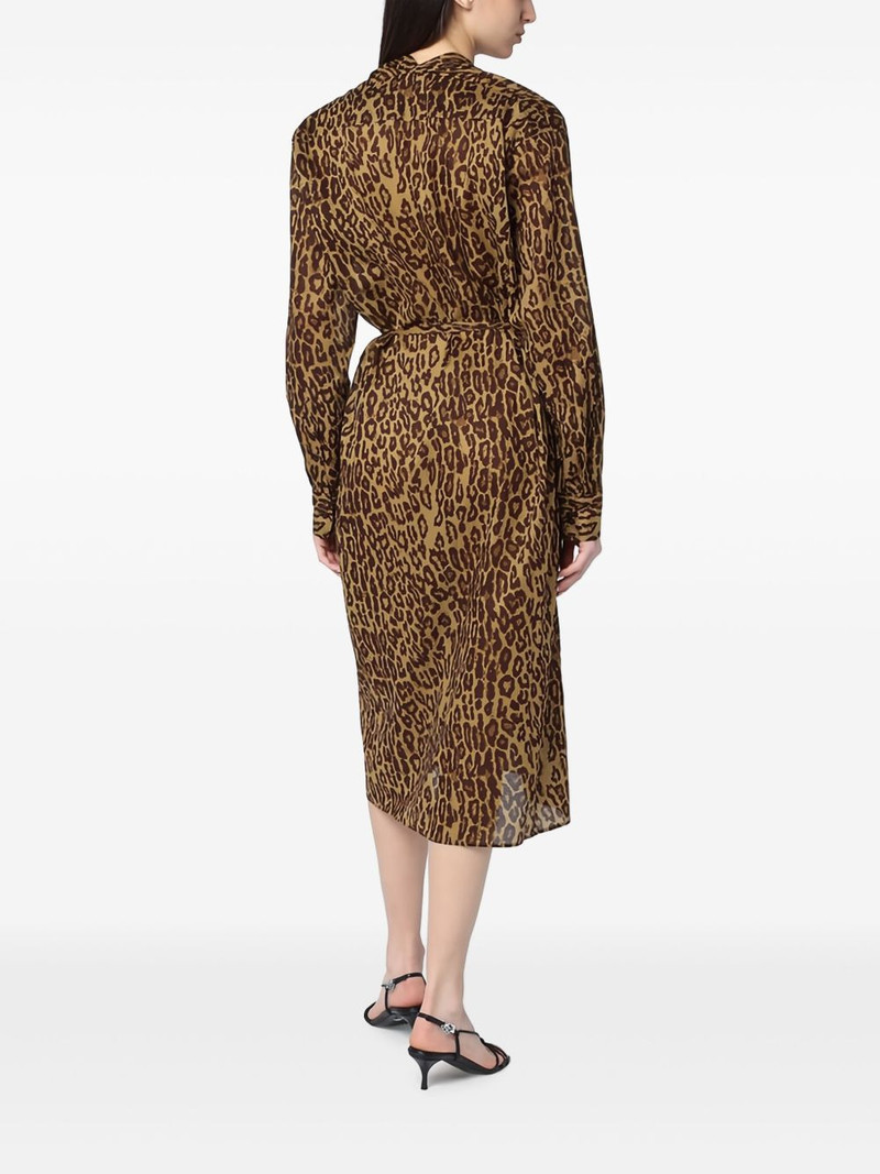 6397 leopard-print midi dress outlook