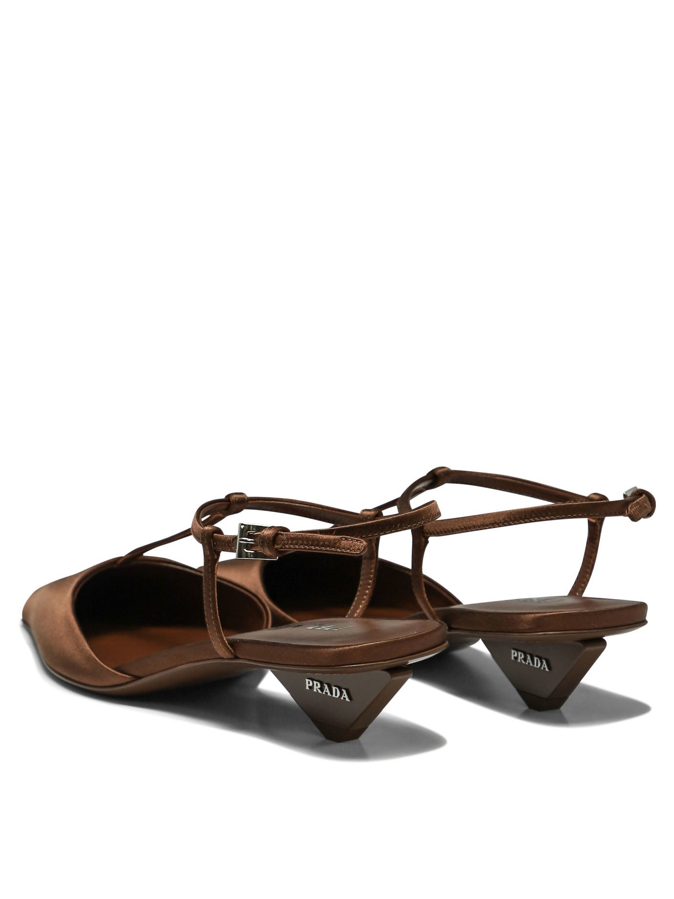 Prada Satin Slingback Pumps - 4