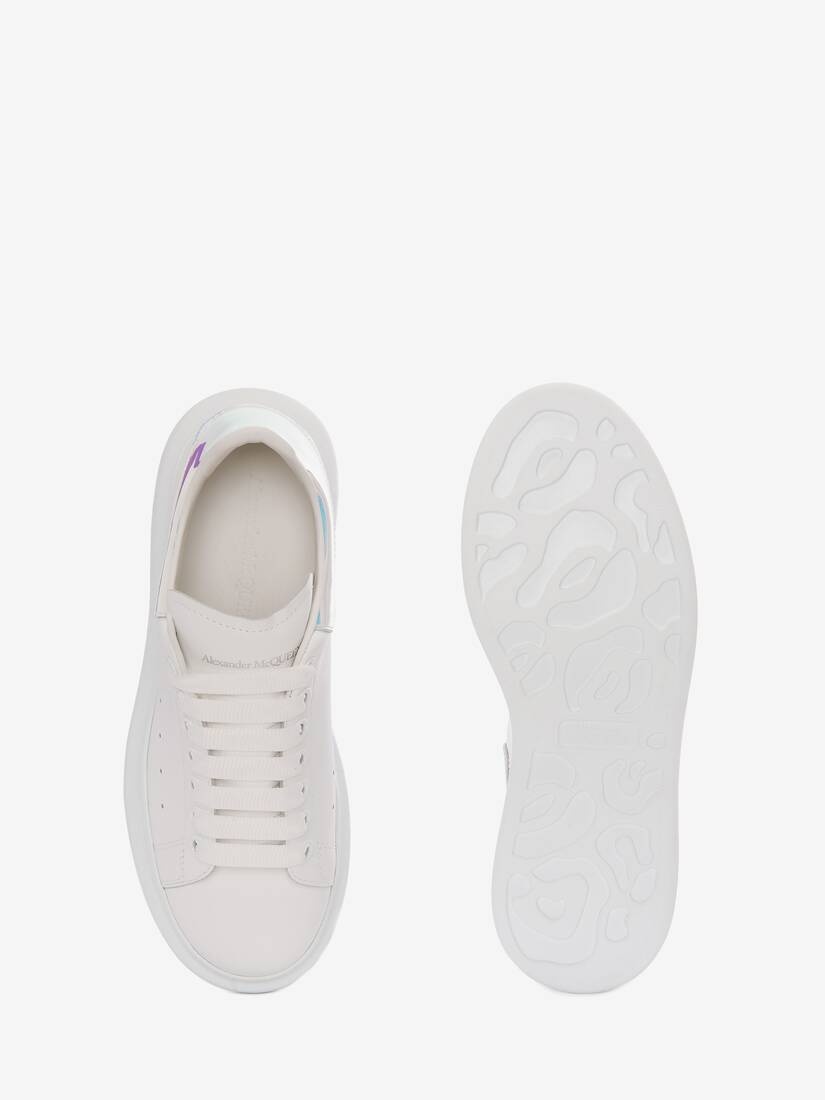 Men's Oversized Sneaker in White/shock Pink - 4