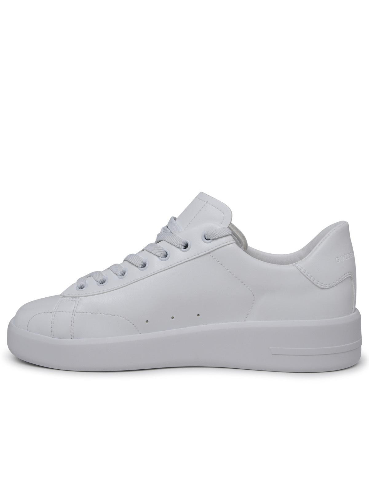 Golden Goose Purestar Sneakers In White Vegan Leather Men - 3