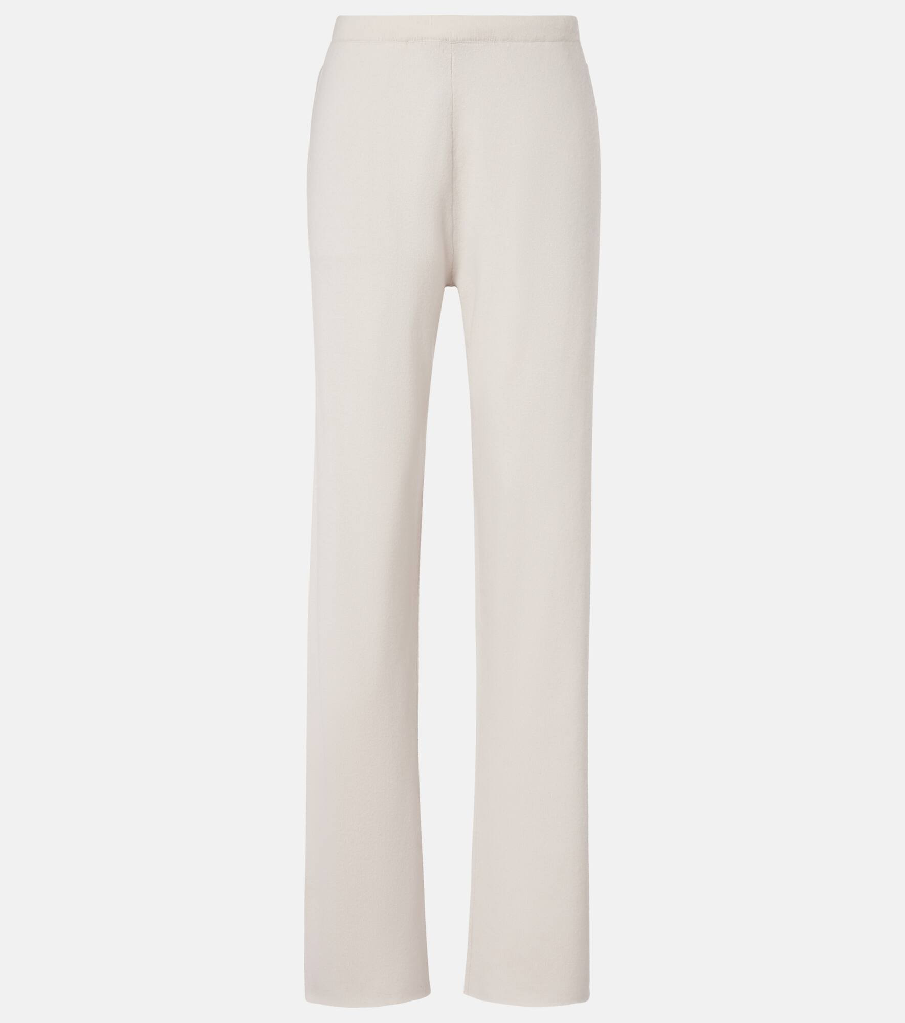Rush cashmere-blend straight pants - 1