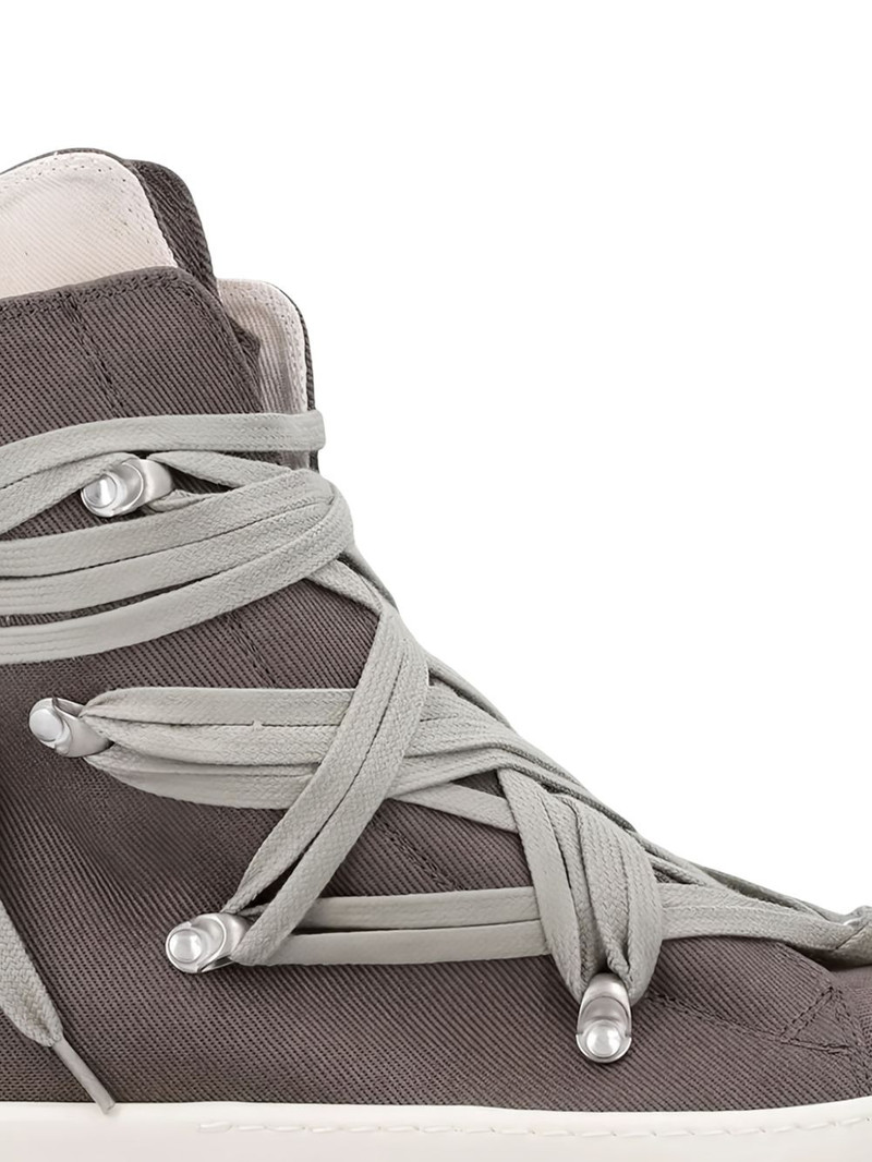 Rick Owens DRKSHDW lace-up high-top sneakers outlook