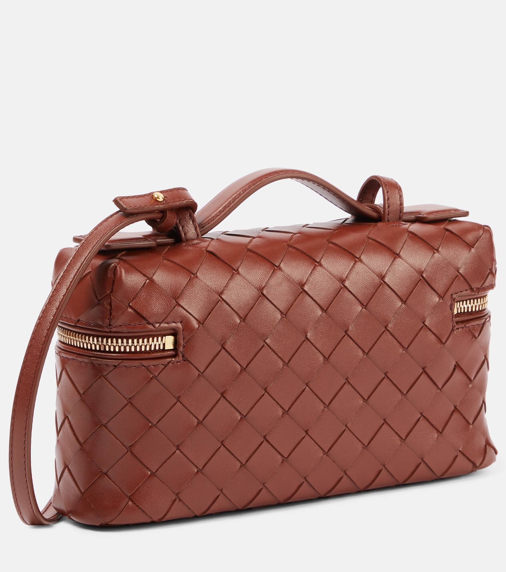 Bang Bang Intrecciato leather vanity bag - 4