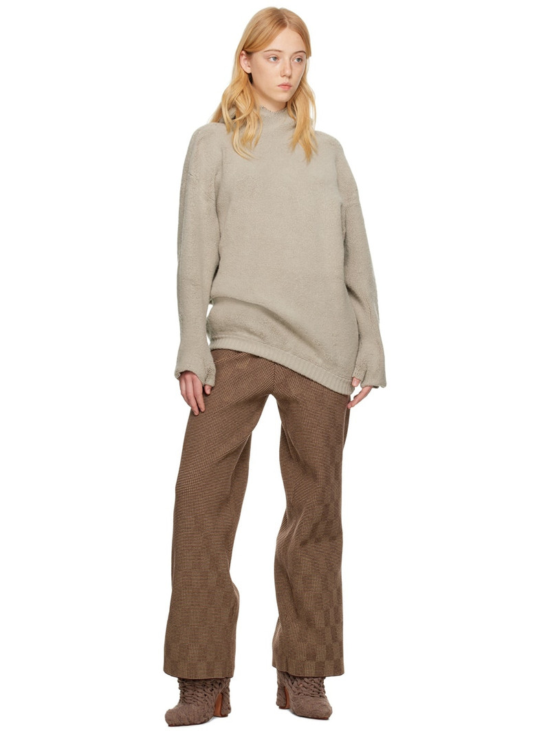 ISA BOULDER Gray Towel Hoodie outlook