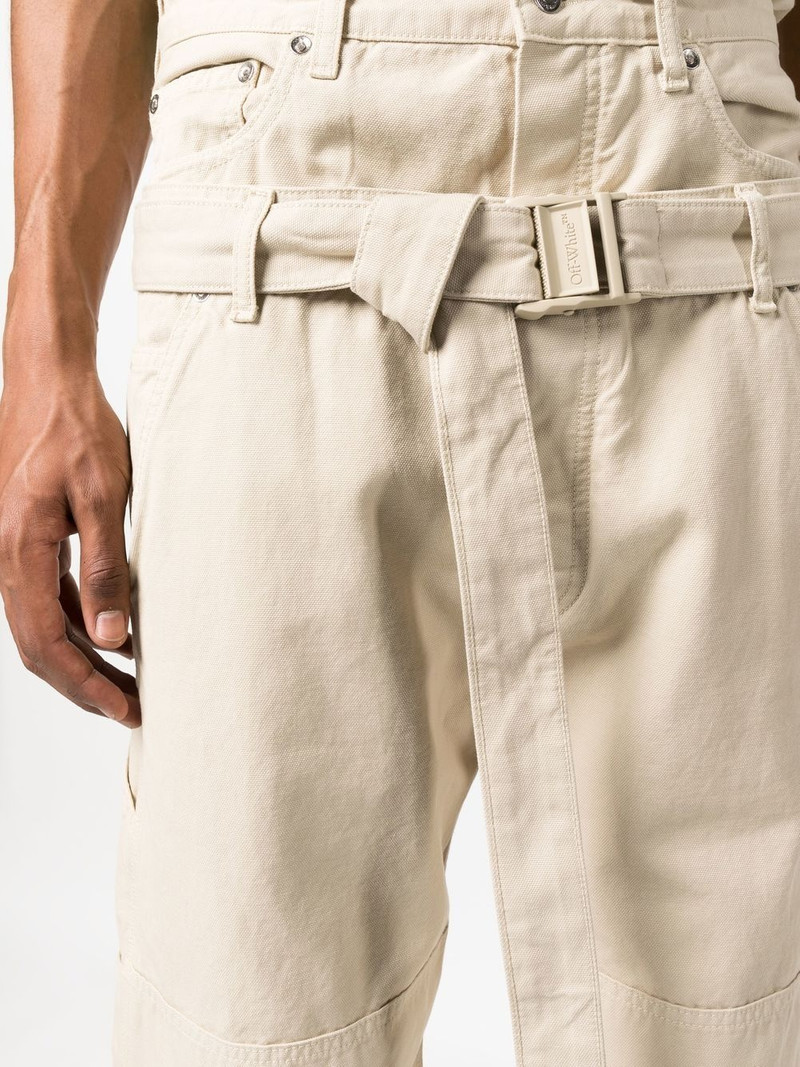 belted wide-leg trousers 5