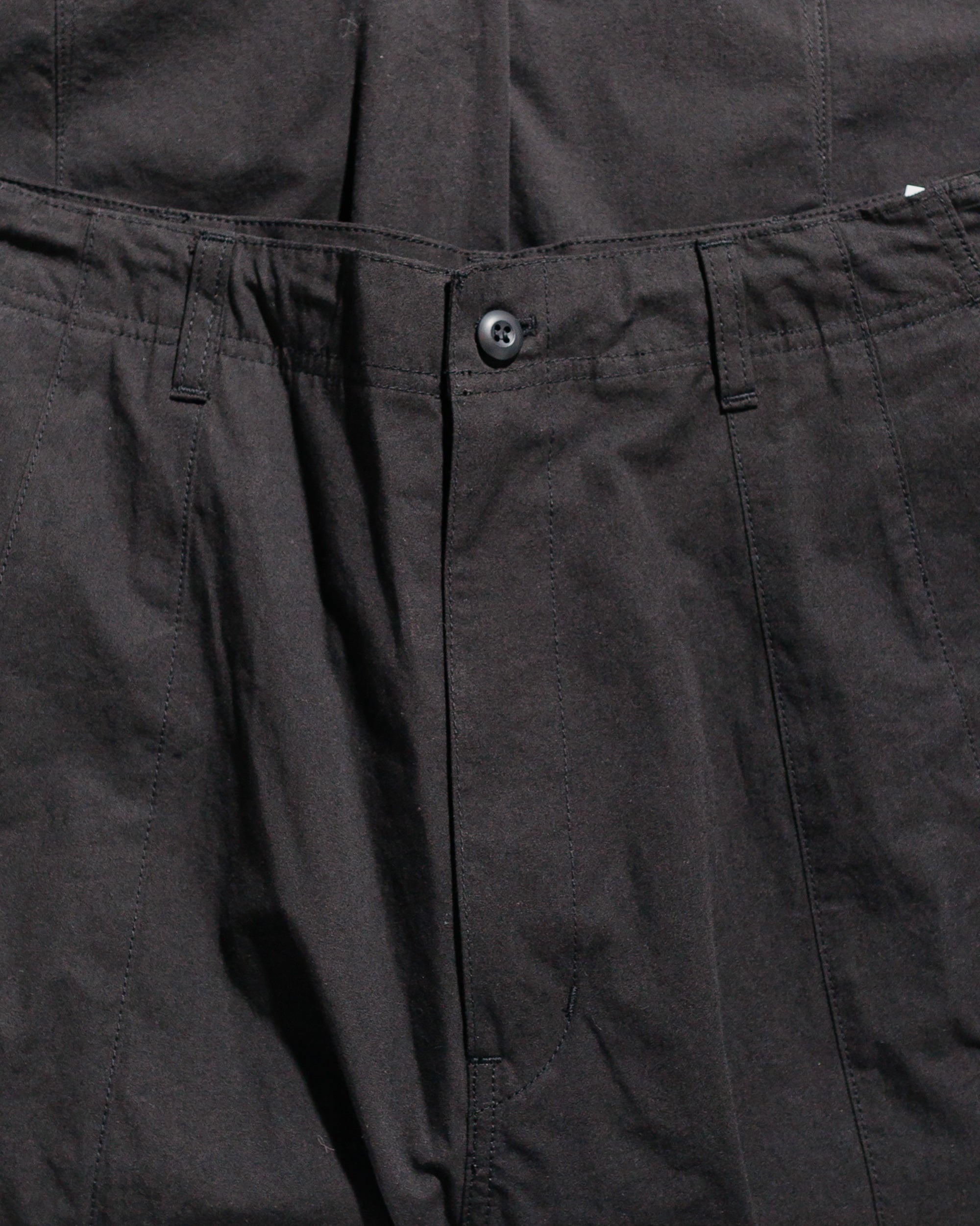 Compact Cotton Cargo Pants Blacks - 5