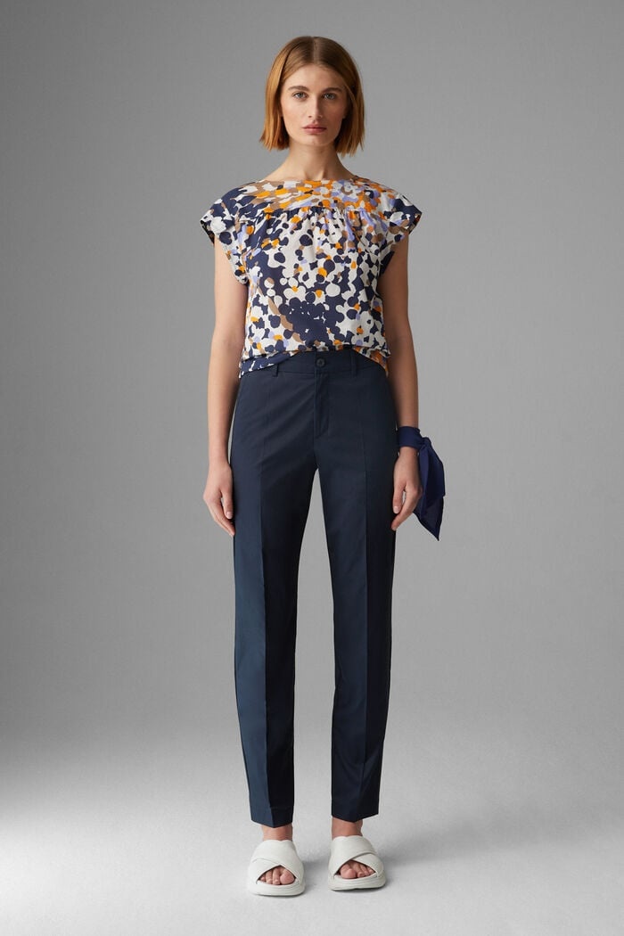 Abbie Chinos in Navy blue - 4