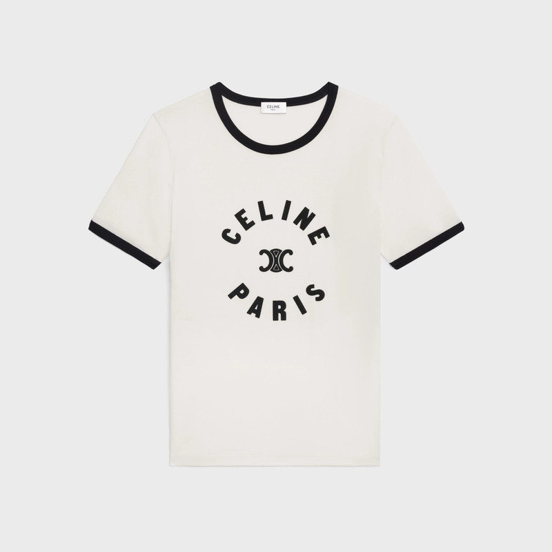 Celine Triomphe t-shirt in cotton jersey 1