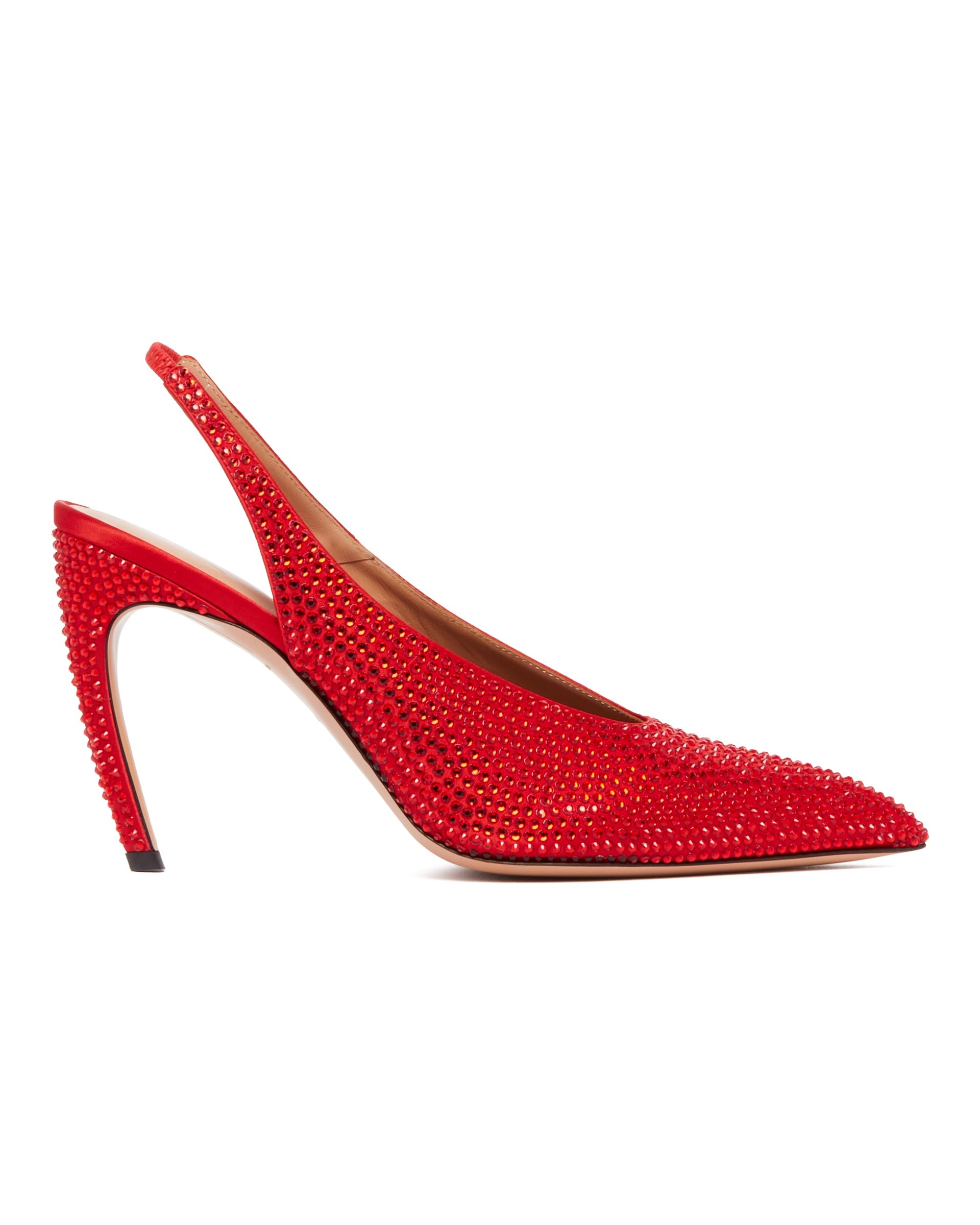 Red Viper Slingback with Strass - 2